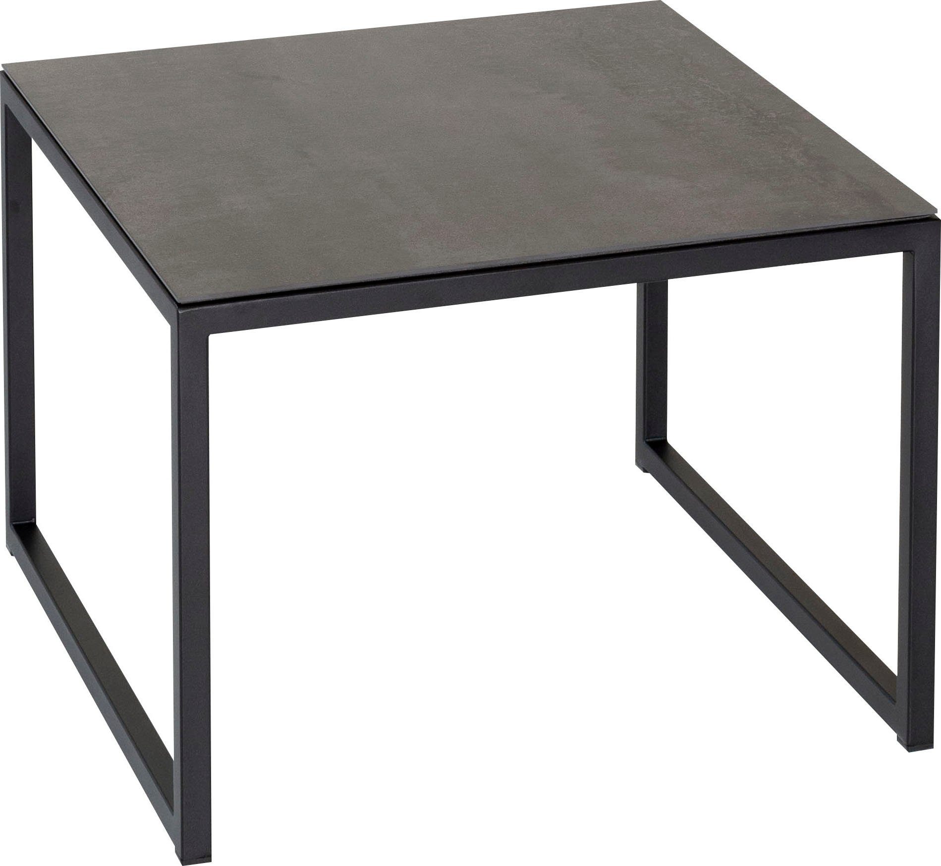 Henke Möbel Beistelltisch, Tischplatte hochwertiger Keramik aus