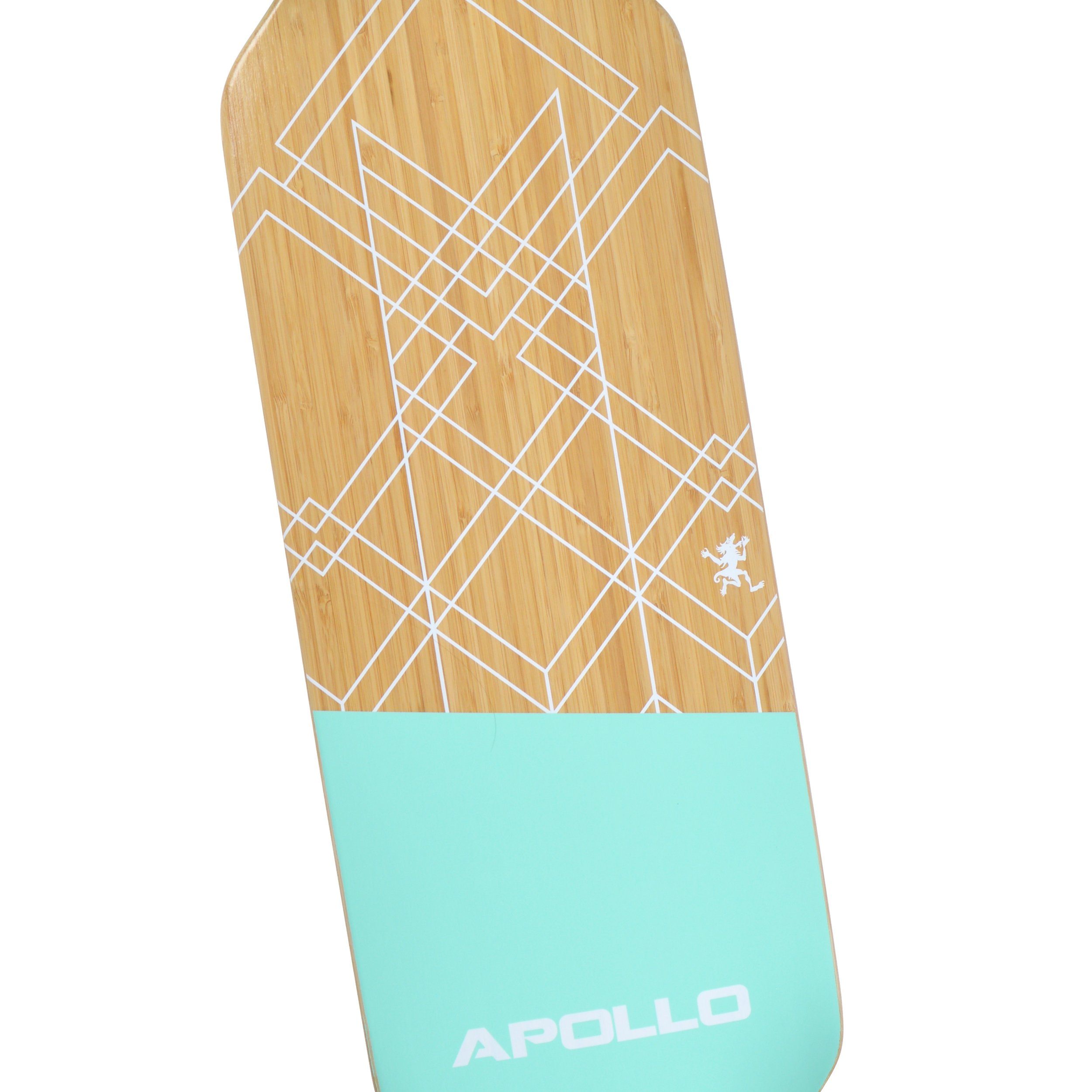 Apollo Longboard Twin Tip DT Longboard 36", gefertigt aus 8 Holzlagen in angesagtem TwinTip-Shape
