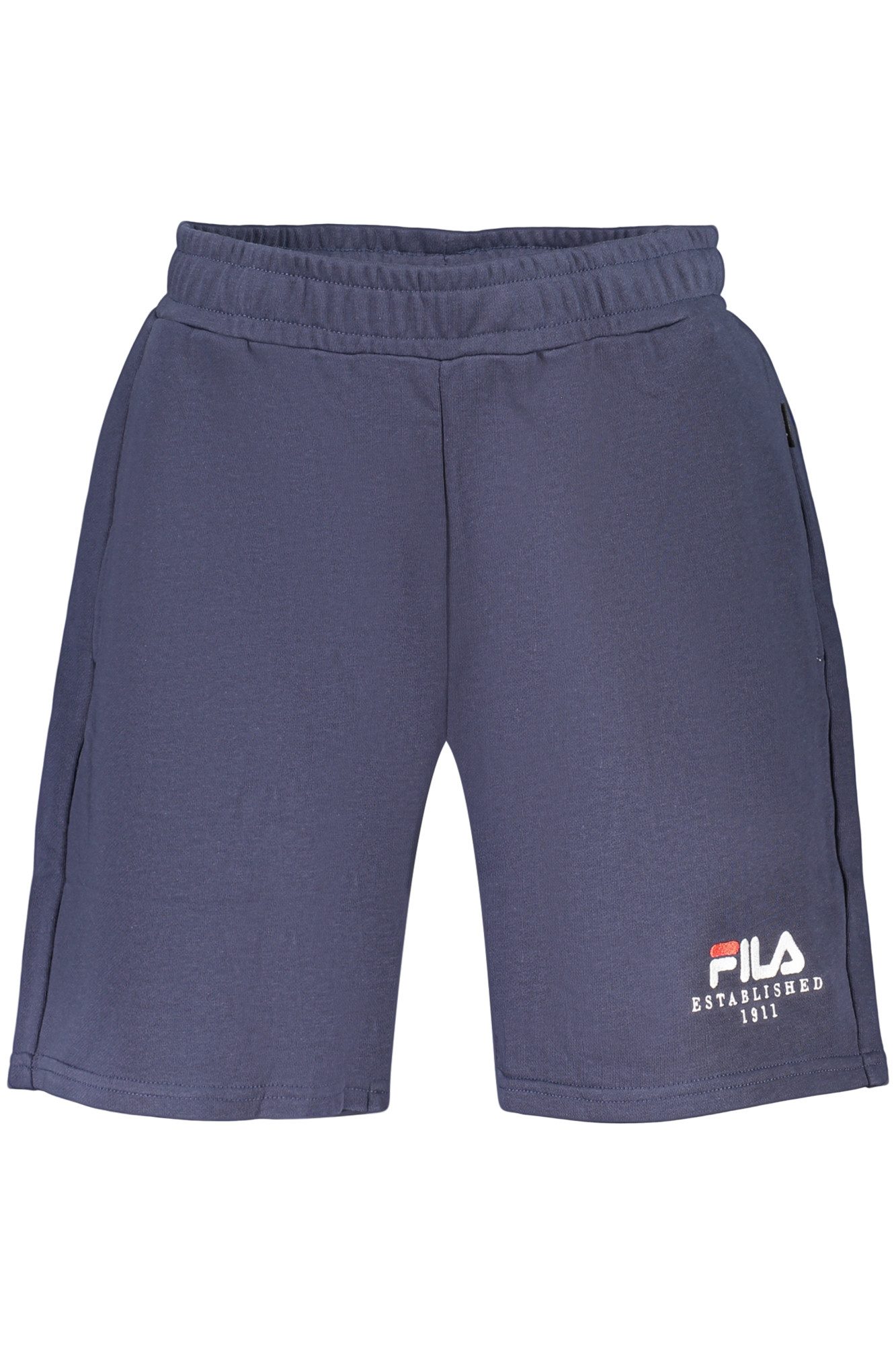 Fila 5-Pocket-Hose Herren Sports-Shorts in Blau - Bequemer Regular Fit, Bio-Baumwolle