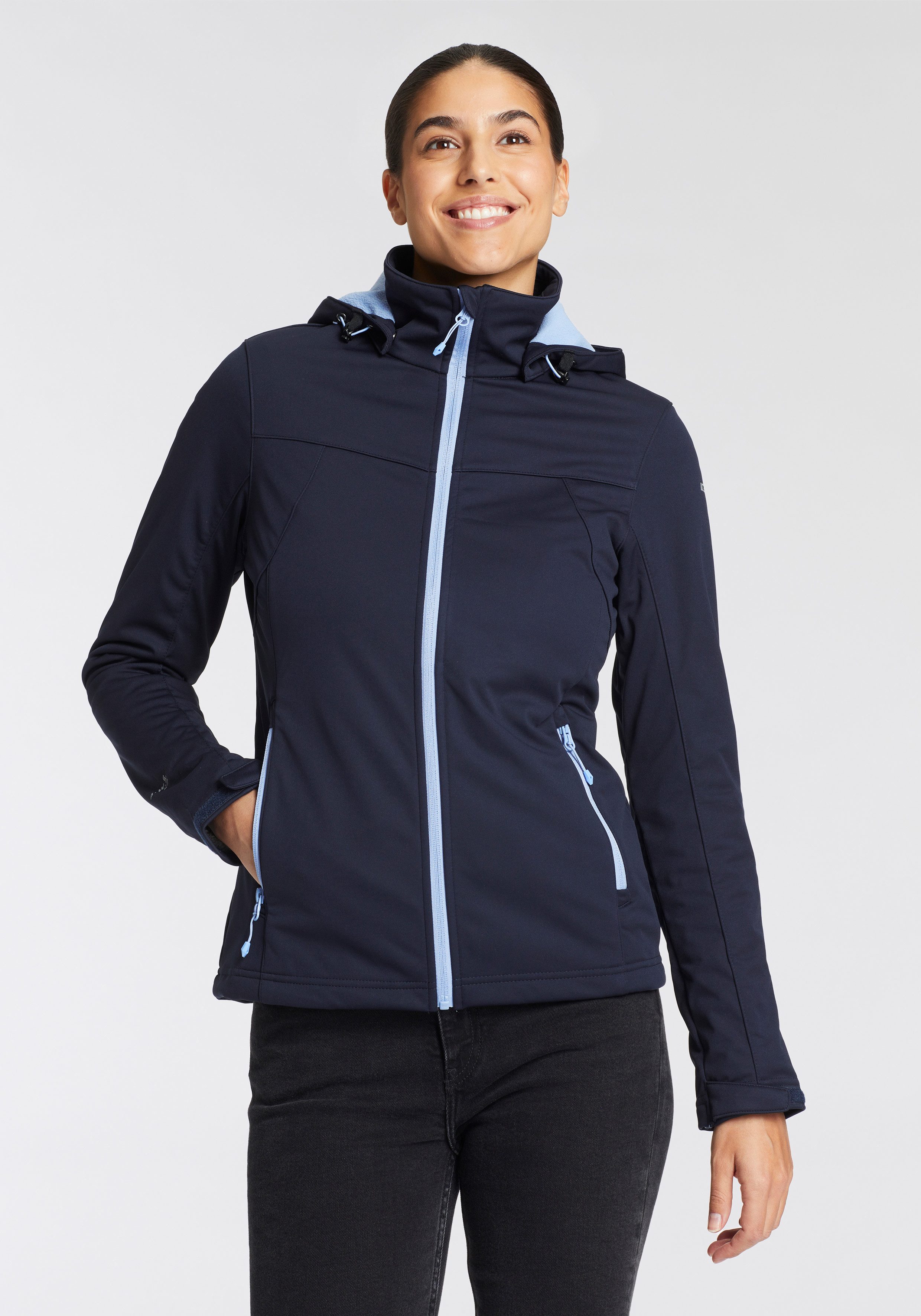 Icepeak Softshelljacke D SOFTSHELLJACKE BOISE Wasserdicht & Winddicht