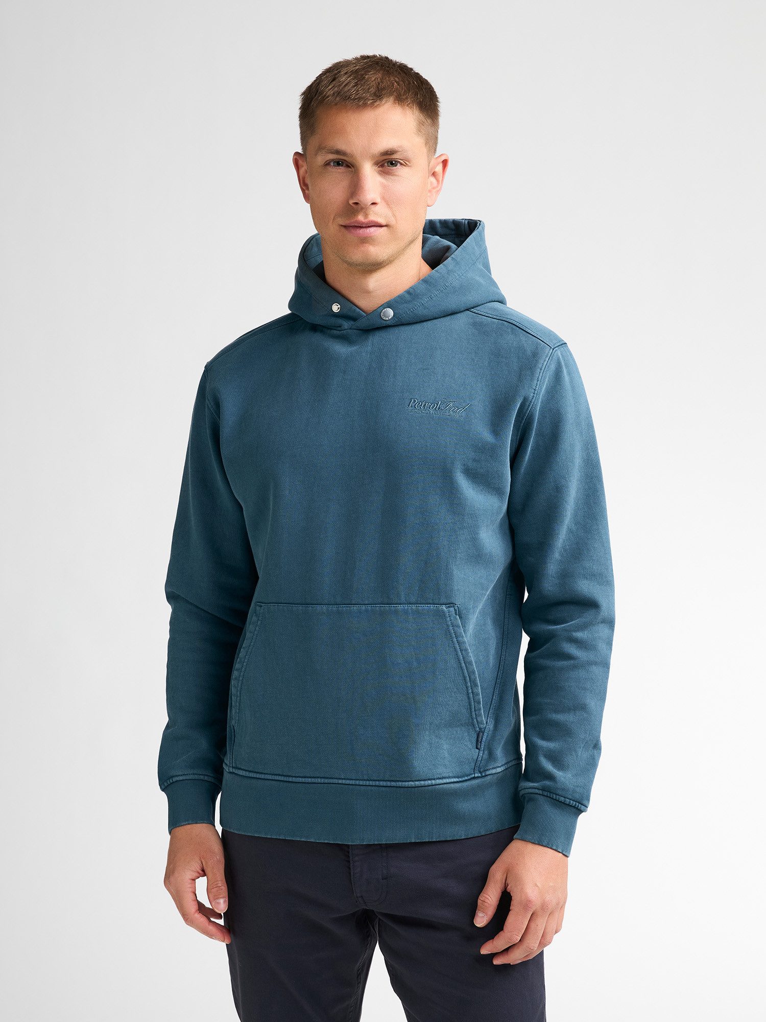Petrol Industries Kapuzensweatshirt - Lässiger Kapuzenpullover mit Kängurutasche für Herren