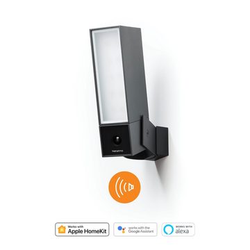 Netatmo Smarte Außenkamera mit Alarmsirene, Flutlicht, WLAN Verbindung Überwachungskamera