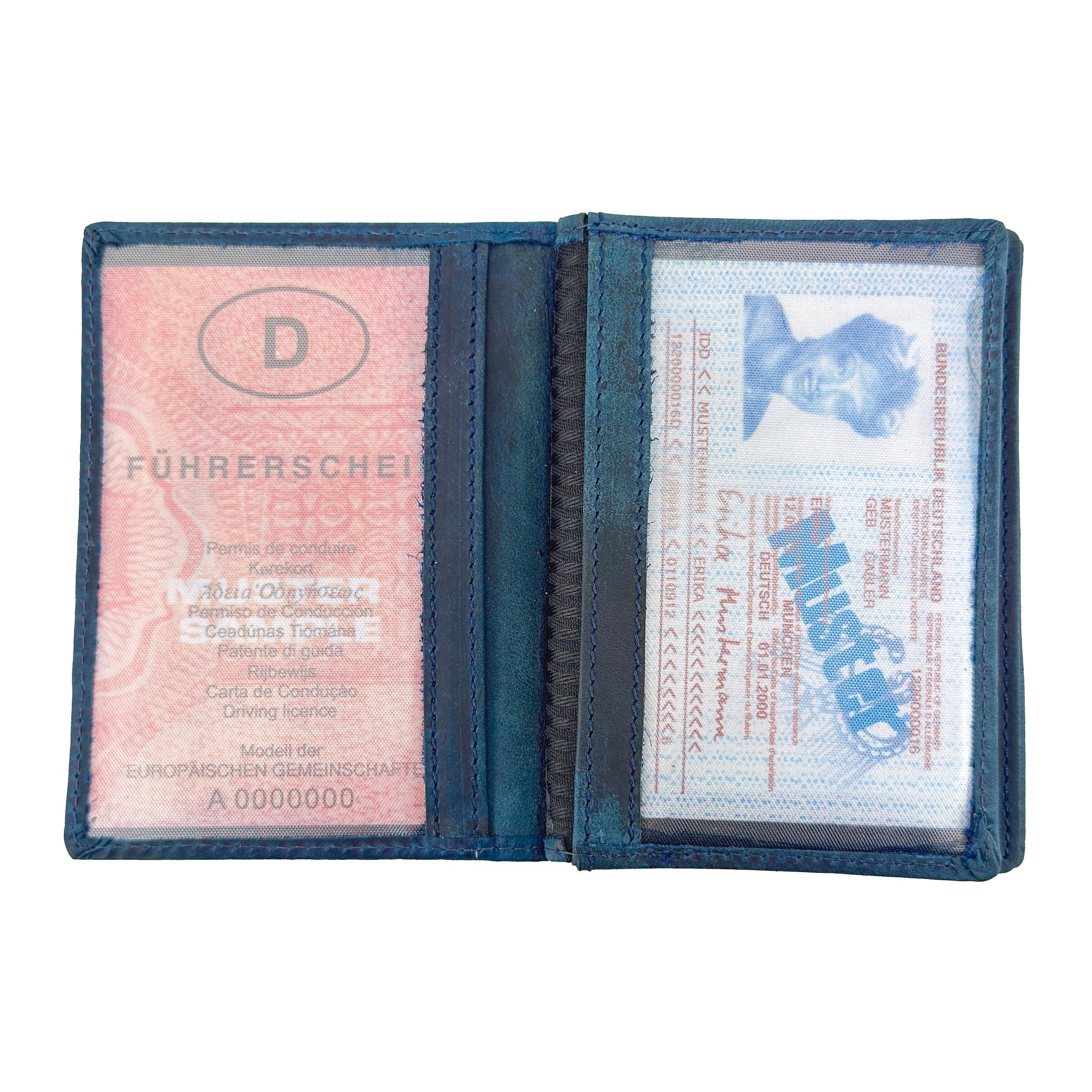 Buffalo Hill Kartenetui Büffelleder Ausweishülle, RFID-Schutz >2397-Wild< D günstig online kaufen