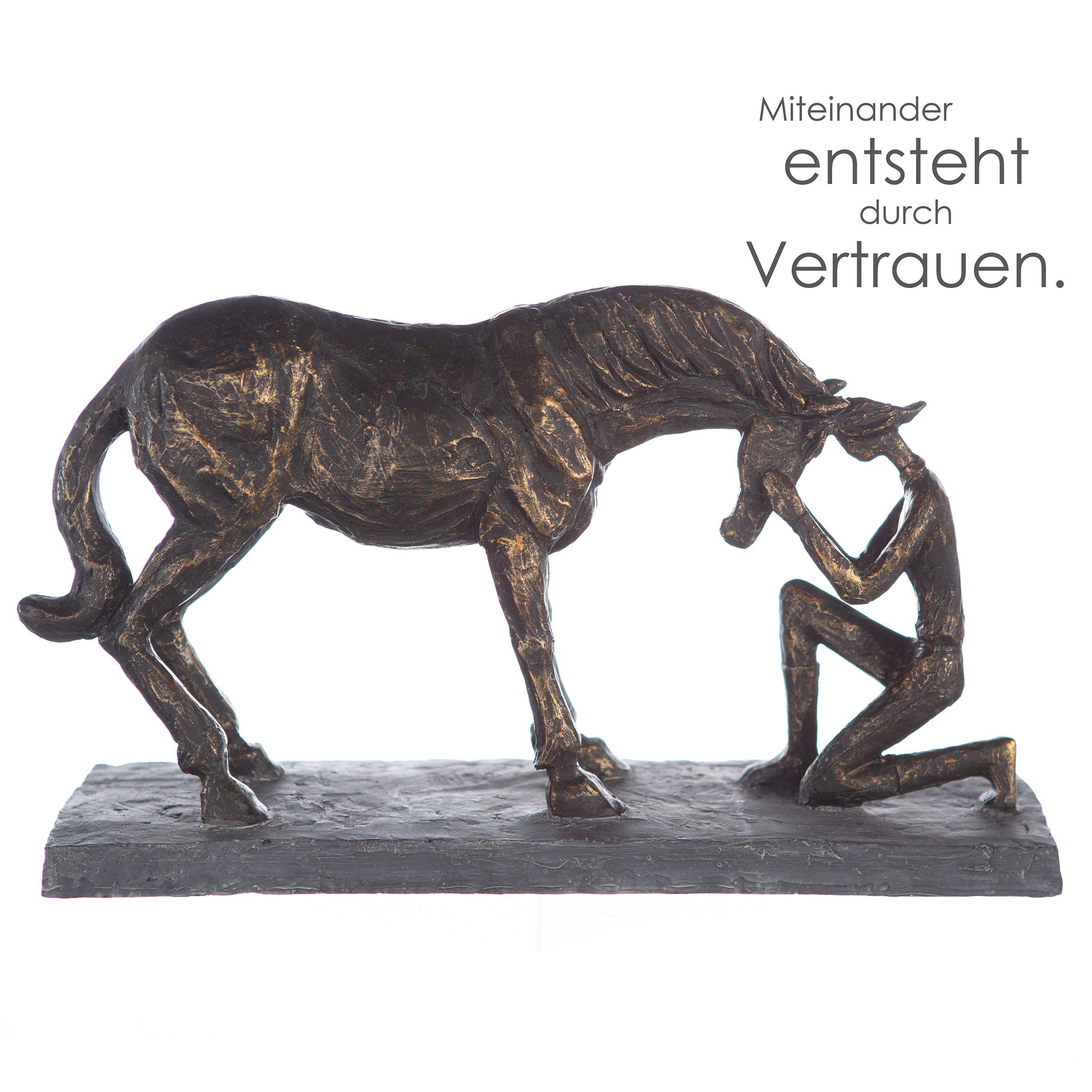 Skulptur COMPREHENSION Skulptur - bronze - Kunstharz - H. 19cm - Figur