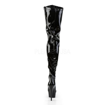 Pleaser Plateau Crotch Boots DELIGHT-4000 High-Heel-Stiefel