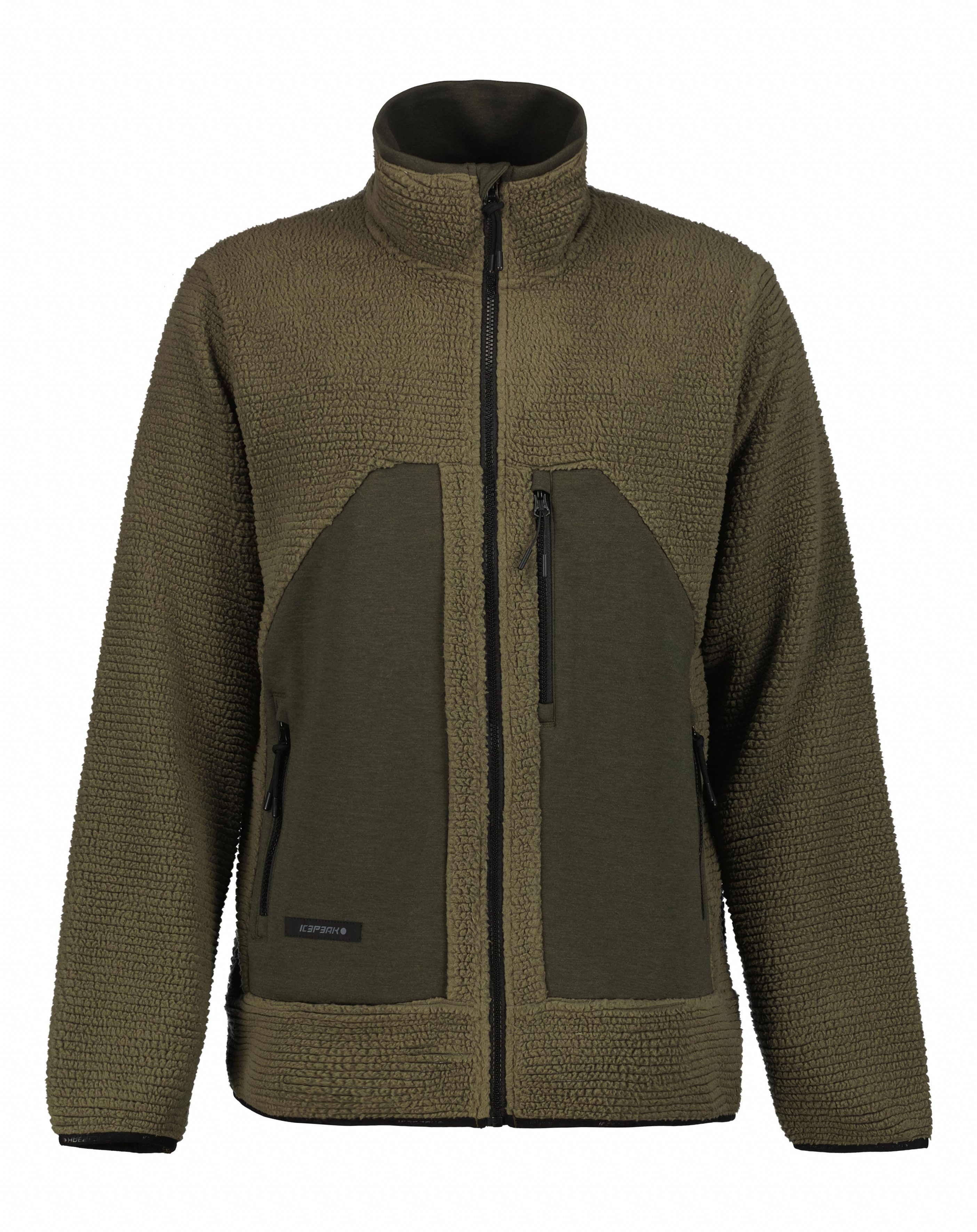 Icepeak Fleecejacke ANAHEIM mit Stehkragen, schnell trocknendes Obermaterial aus Polyester