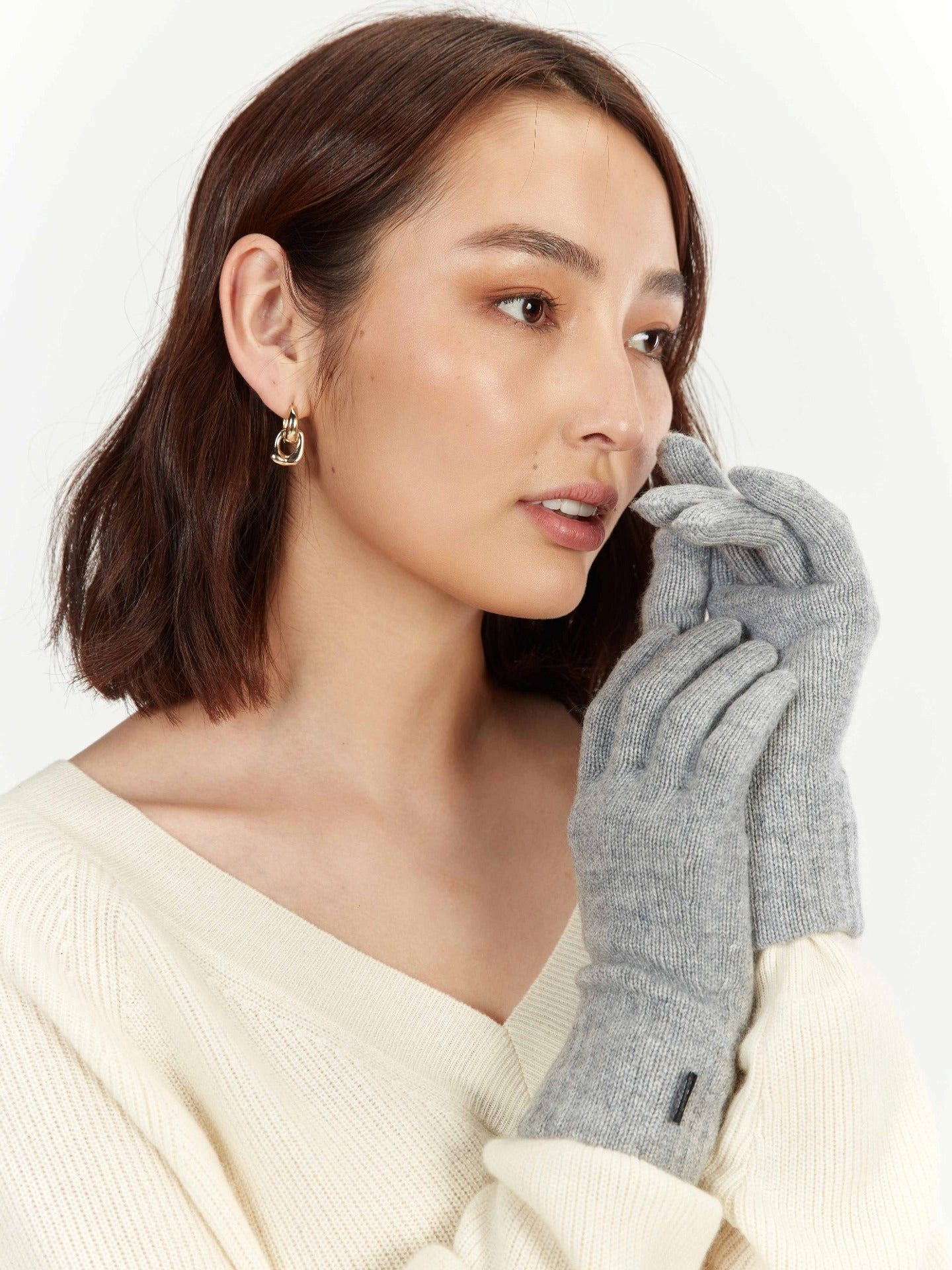 GOBI Cashmere Strickhandschuhe Damen Kaschmir Handschuhe günstig online kaufen