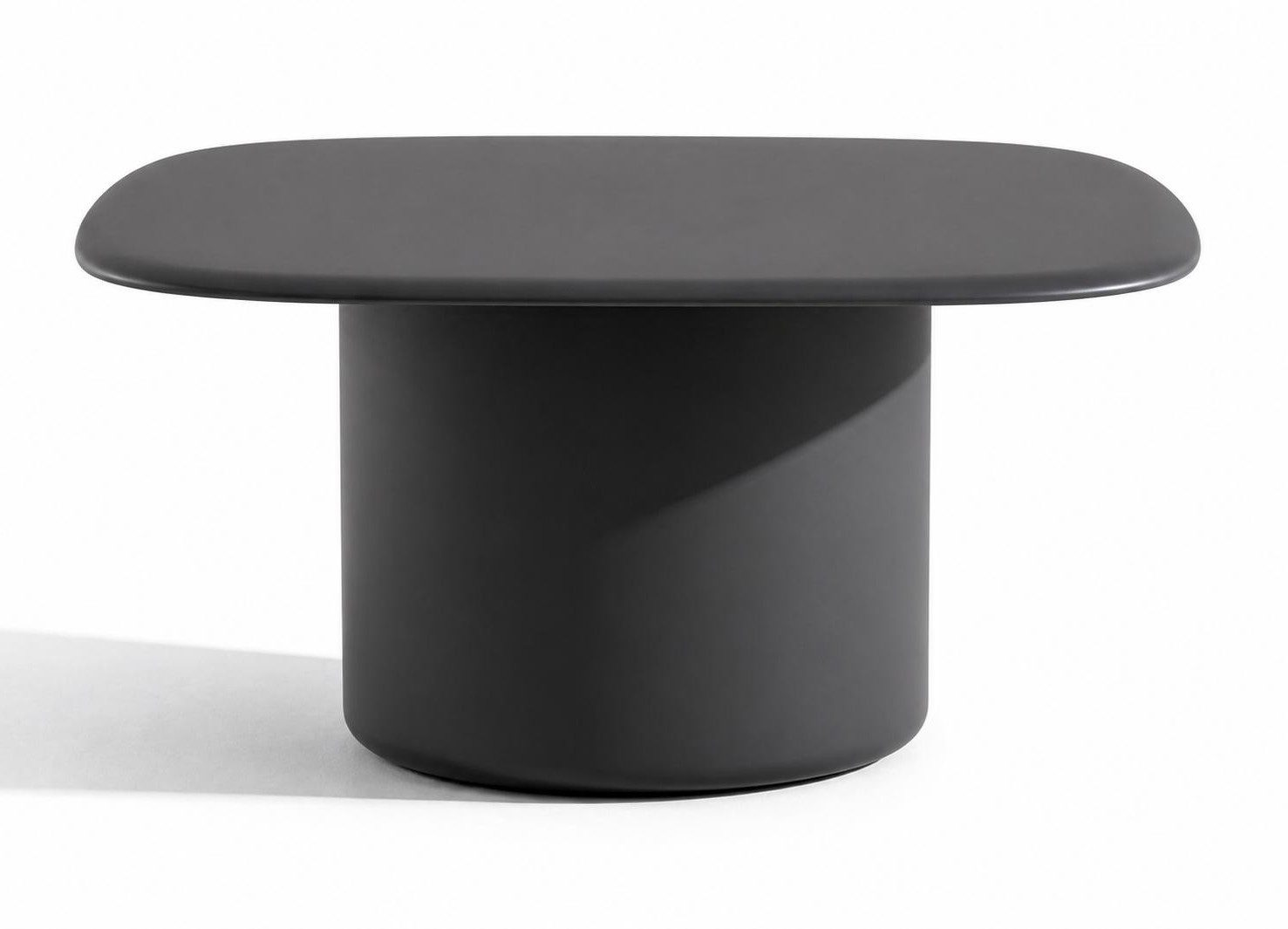 Xlmoebel Beistelltisch Schwarzer quadratischer Beistelltisch im modernen Design für (Einzeltisch, 1-St., 1x Beistelltisch), Made in Europa