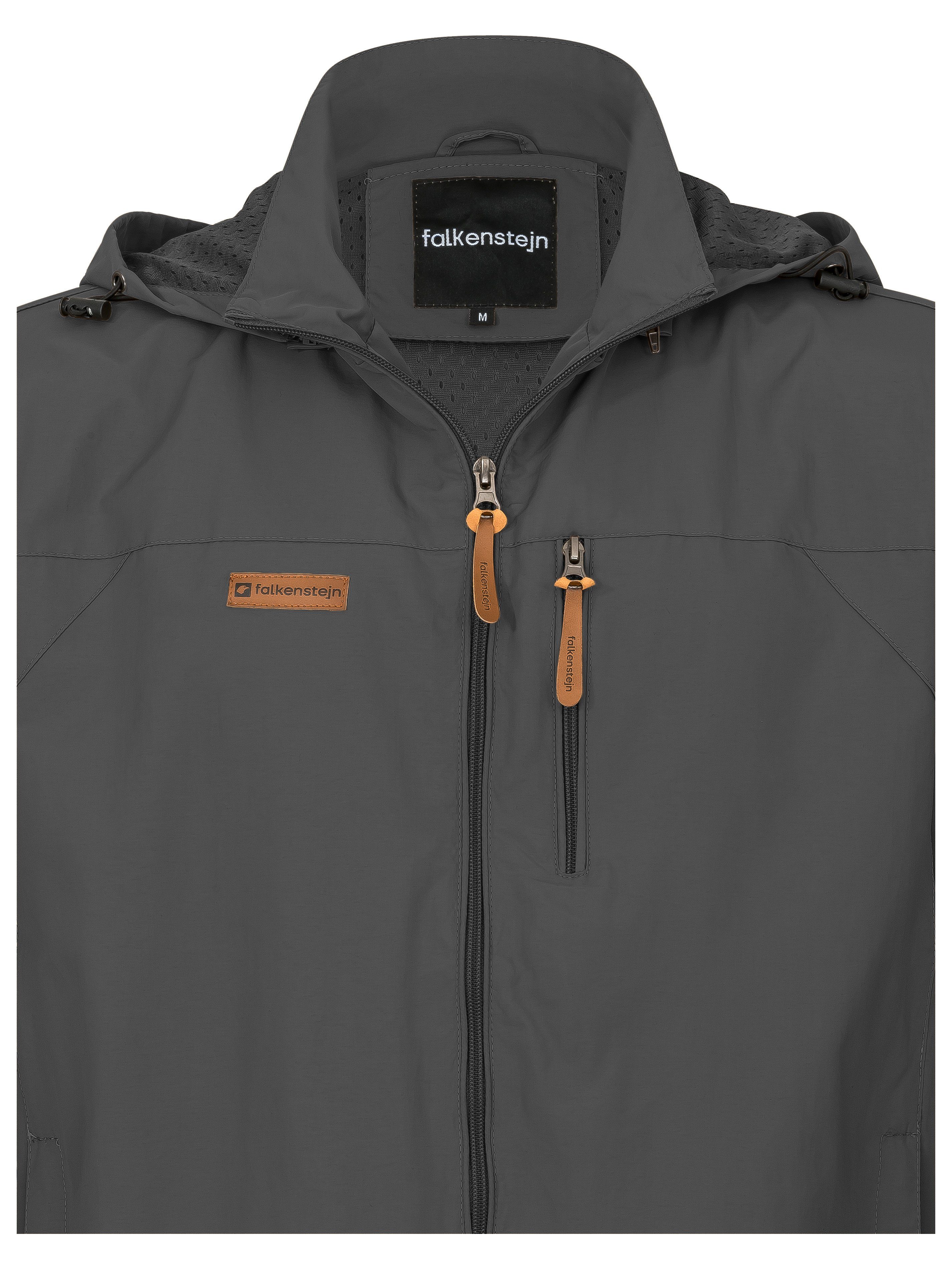FALKENSTEJN Windbreaker Summer Windbreaker Windjacke leichte Jacke Anorak Größe S - 7XL mit Kapuze