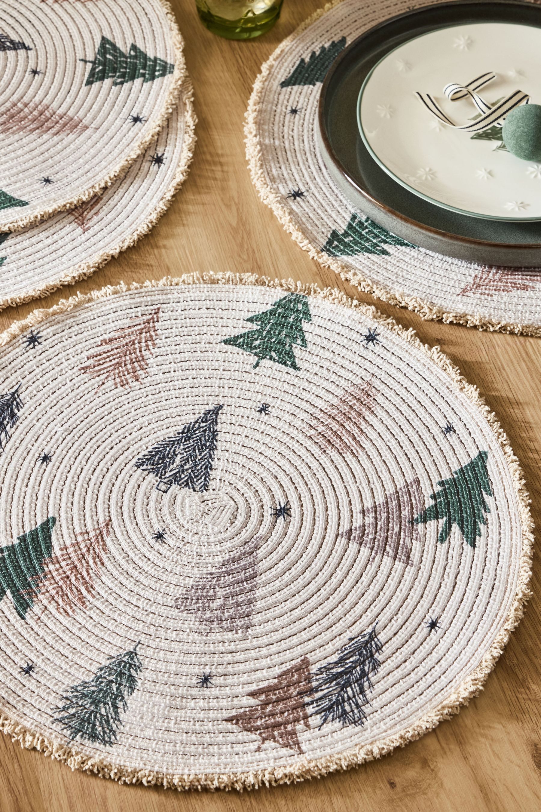 Next Platzset 4er-Set Platzsets mit Fransen, Scandi/Weihnachten, (1-St) günstig online kaufen