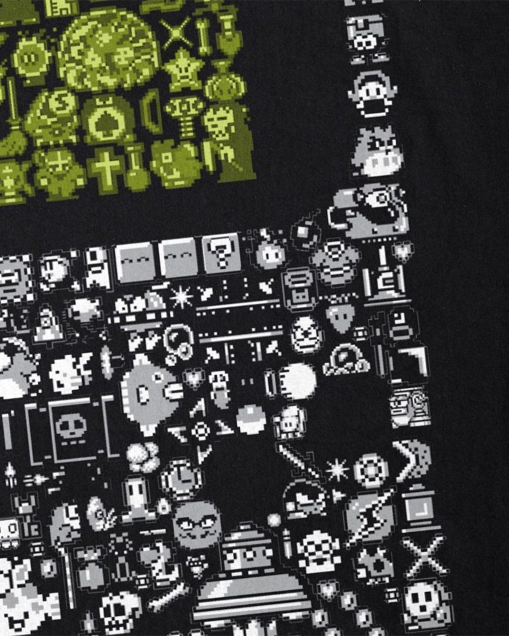 style3 schwarz nes wii 8Bit yoshi boy gaming T-Shirt T-Shirt luigi Print-Shirt classic Herren switch n64 retro Gamer color