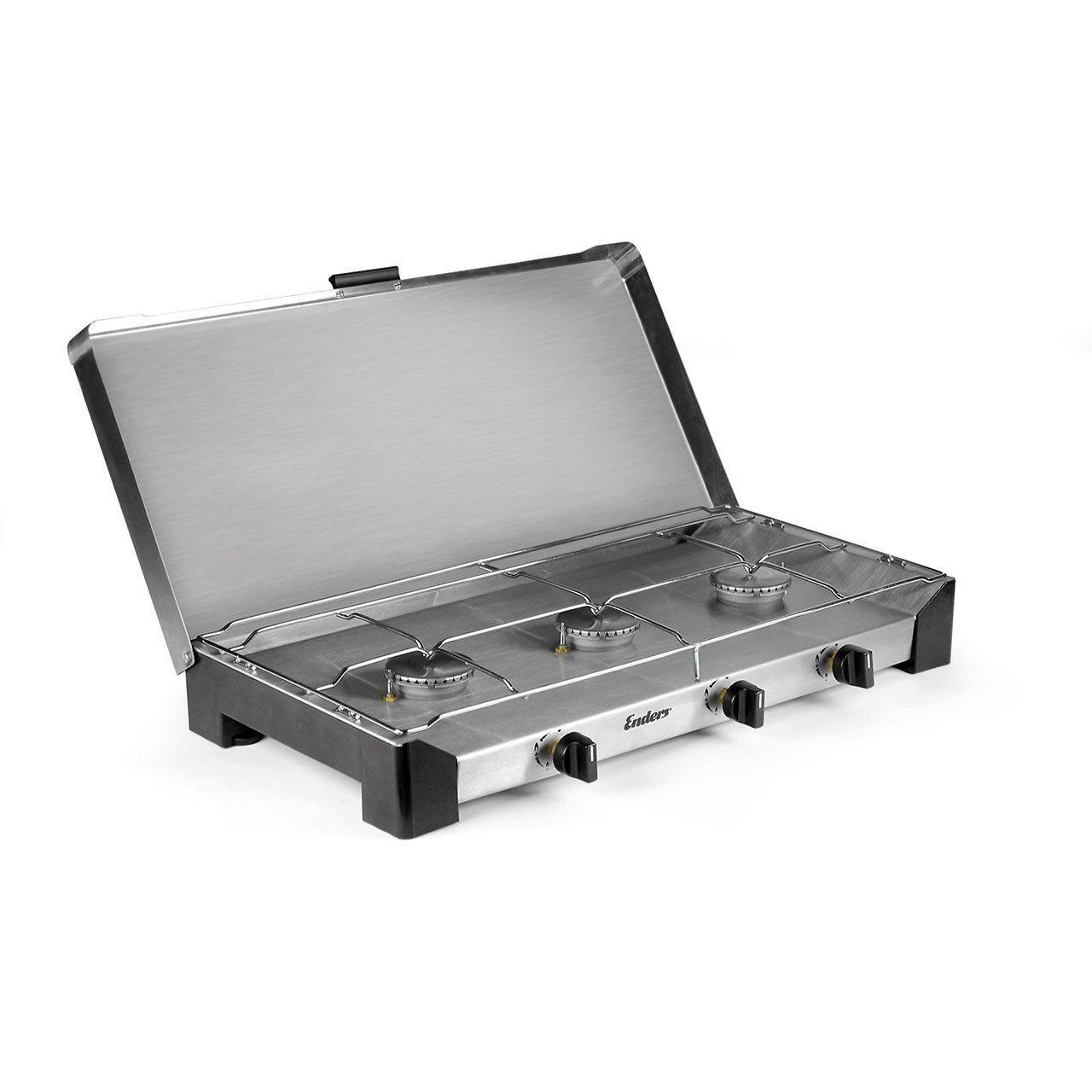 Enders® Gaskocher Brisbane 3Z 50mbar, inkl. Schlauch Zündsicherung