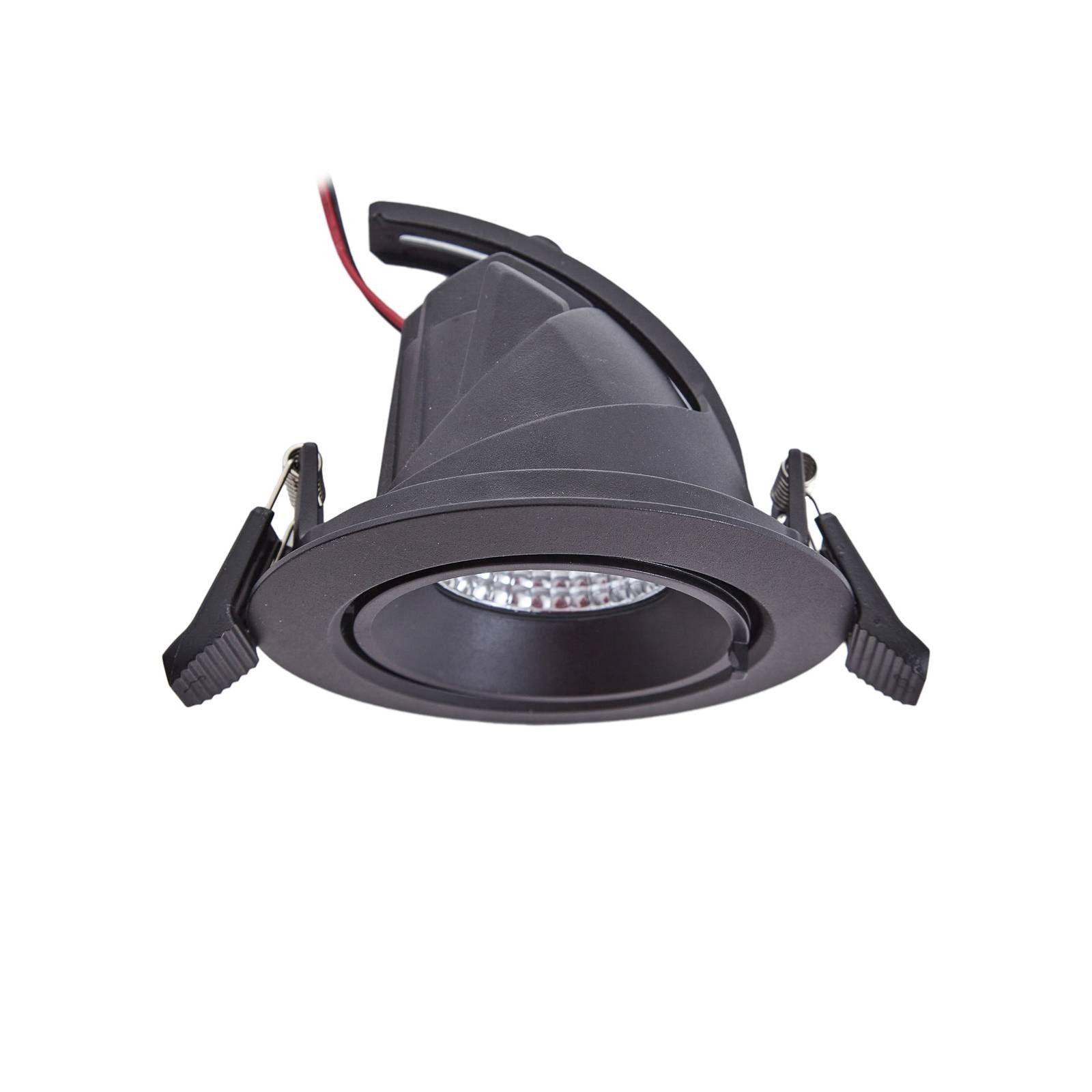 Arcchio Deckenleuchte Harcos, LED, Metall, Schwarz universalweiß IP20, 1 x 12 W LED, universalweiß