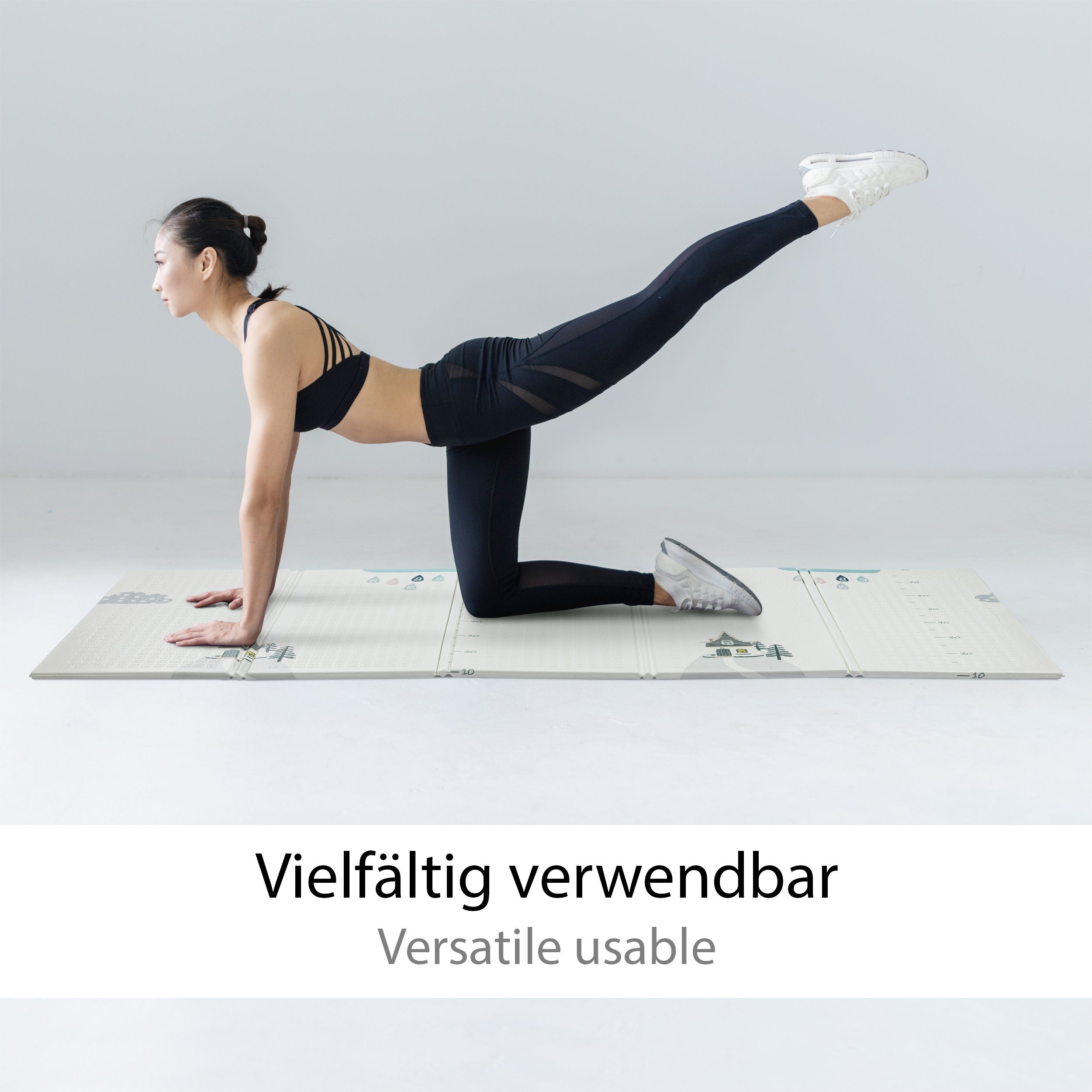 ONVAYA Bodenmatte Spielmatte, Krabbelmatte faltbar, 150x200, 180x200