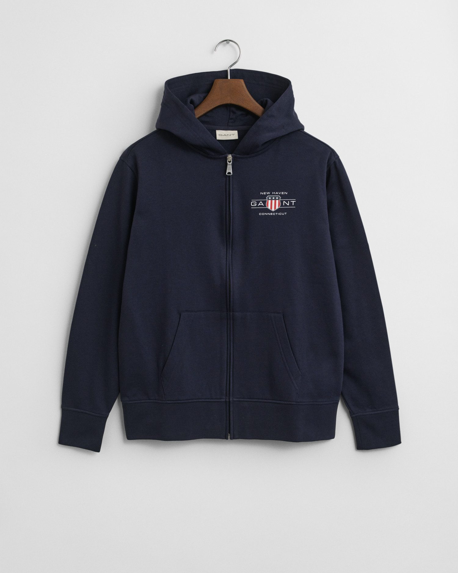 Gant Kapuzensweatjacke GRAPHIC FULLZIP HOODIE günstig online kaufen