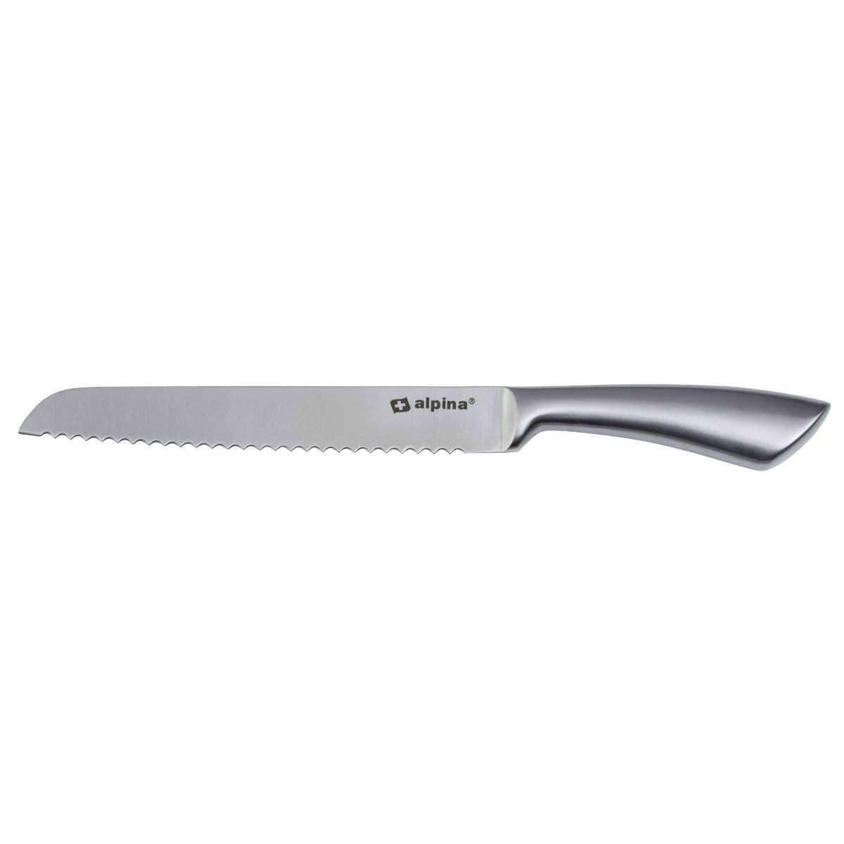 Alpina Brotmesser alpina Kochmesser 33,5 cm Silber