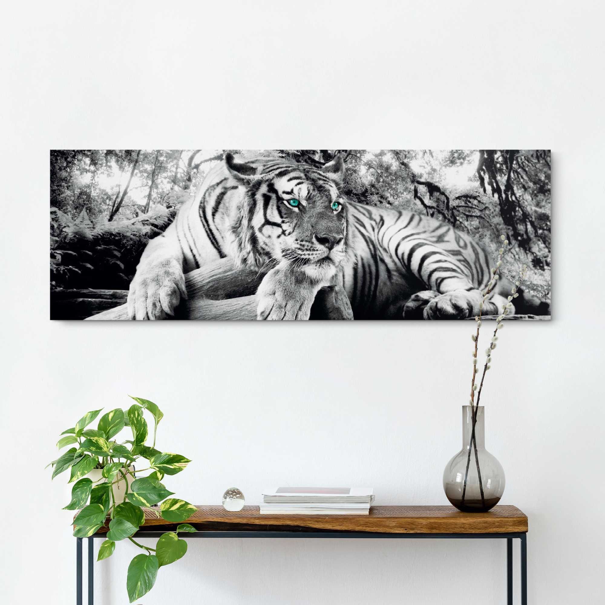 Reinders! Wandbild Tiger - Tigerblick Wandbild Wohnzimmer Wandbild Raubtier - Wandbild 