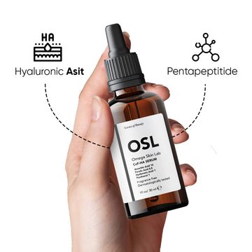 OSL Omega Skin Lab Gesichtsserum OSL CeF-HA Serum 30 ml – mit Hyaluronsäure angereichertes Gesichtsseru