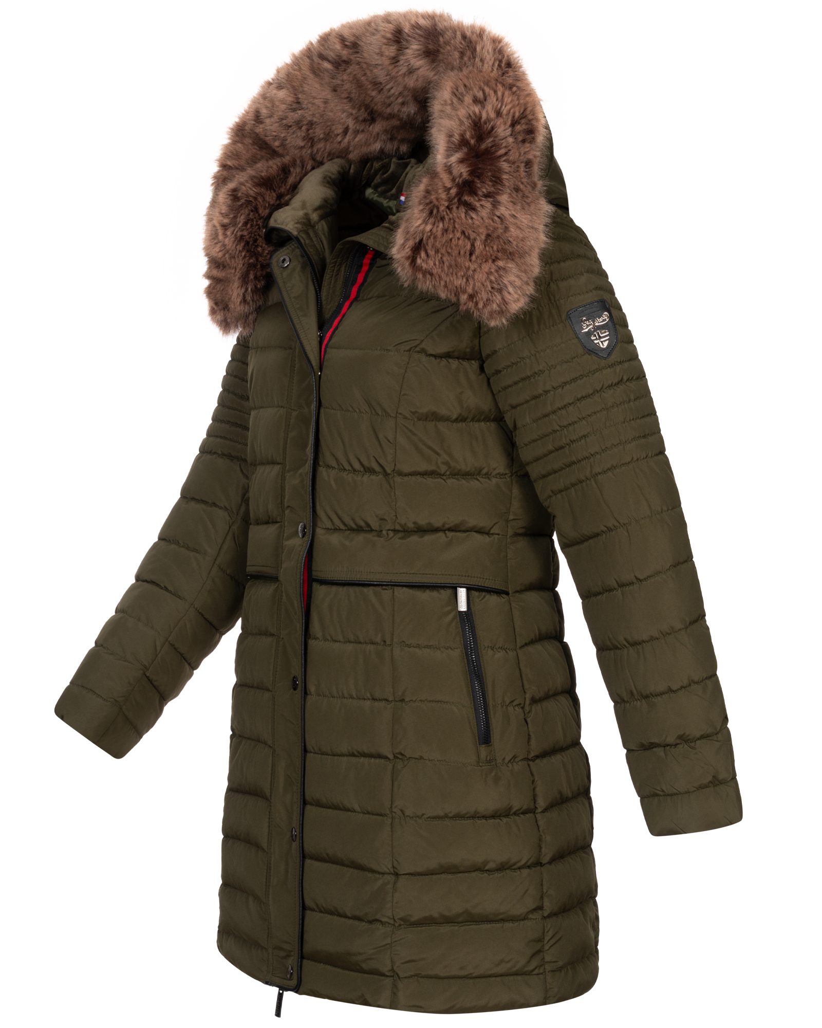 Geo Norway Steppjacke Damen Winter Jacke Mantel Parka Steppjacke Steppmantel Wintermantel