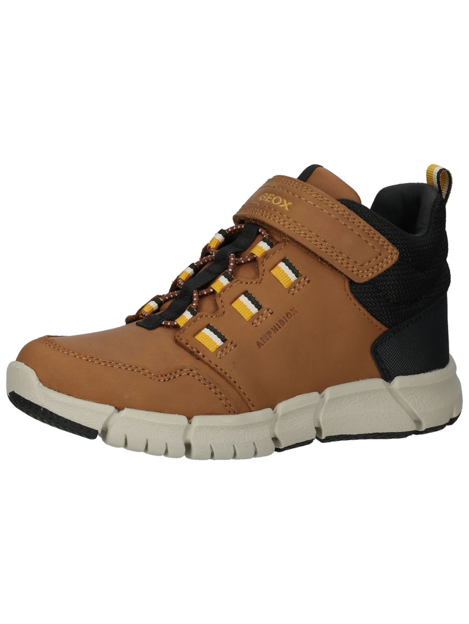 Stiefelette Nubukleder/Textil Schnürstiefelette