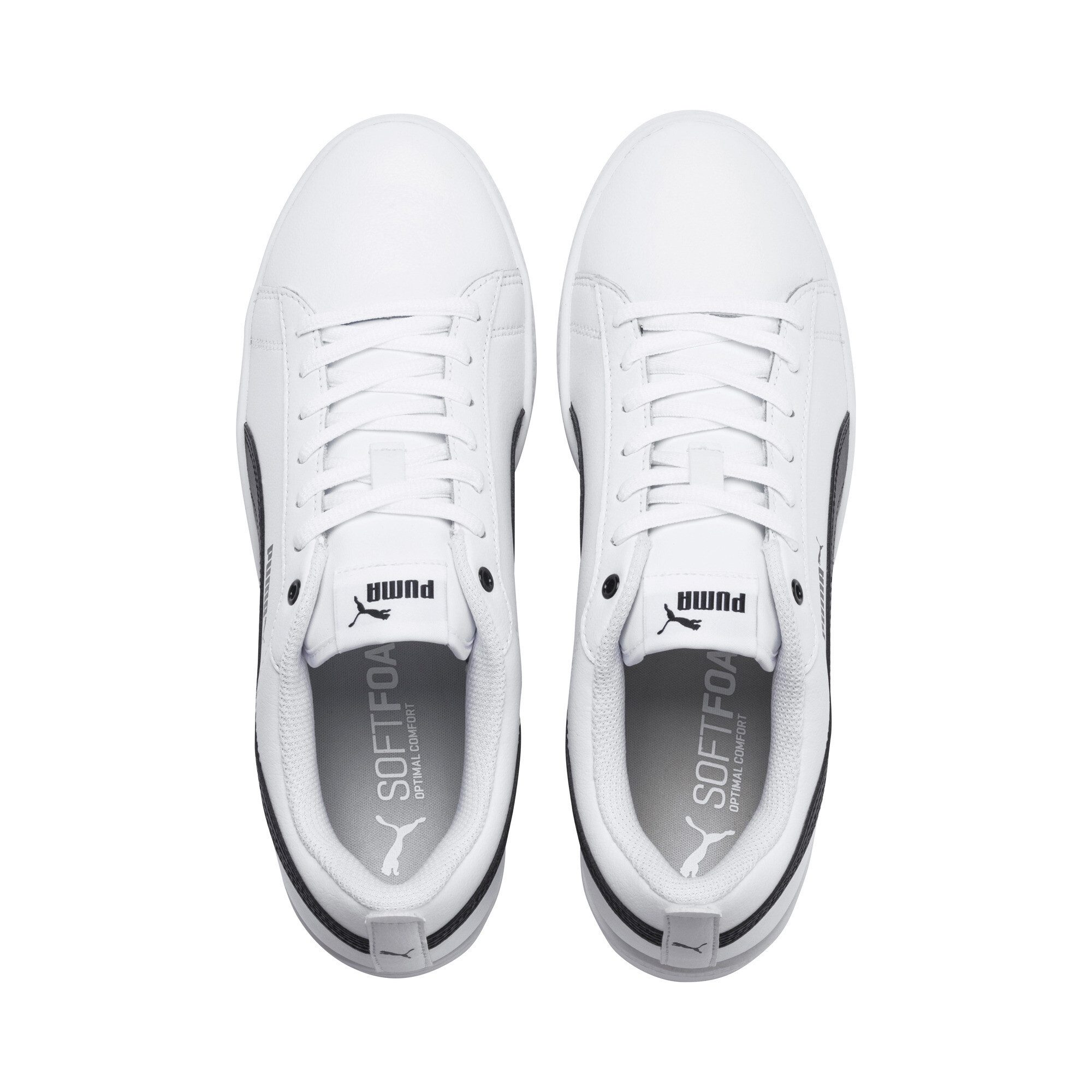 PUMA SMASH WNS V2 L Sneaker aus Leder und Synthetik, atmungsaktives Innenmaterial aus Textil