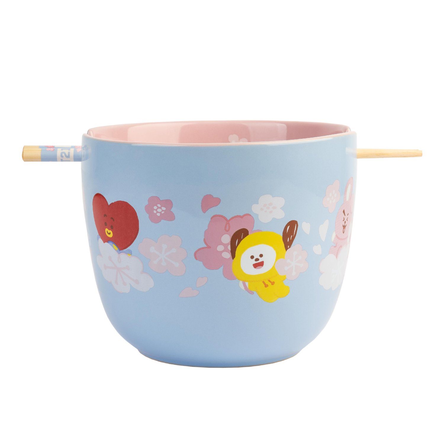 Grupo Erik Tasse BT21 Ramen Bowl Schale mit Essstäbchen