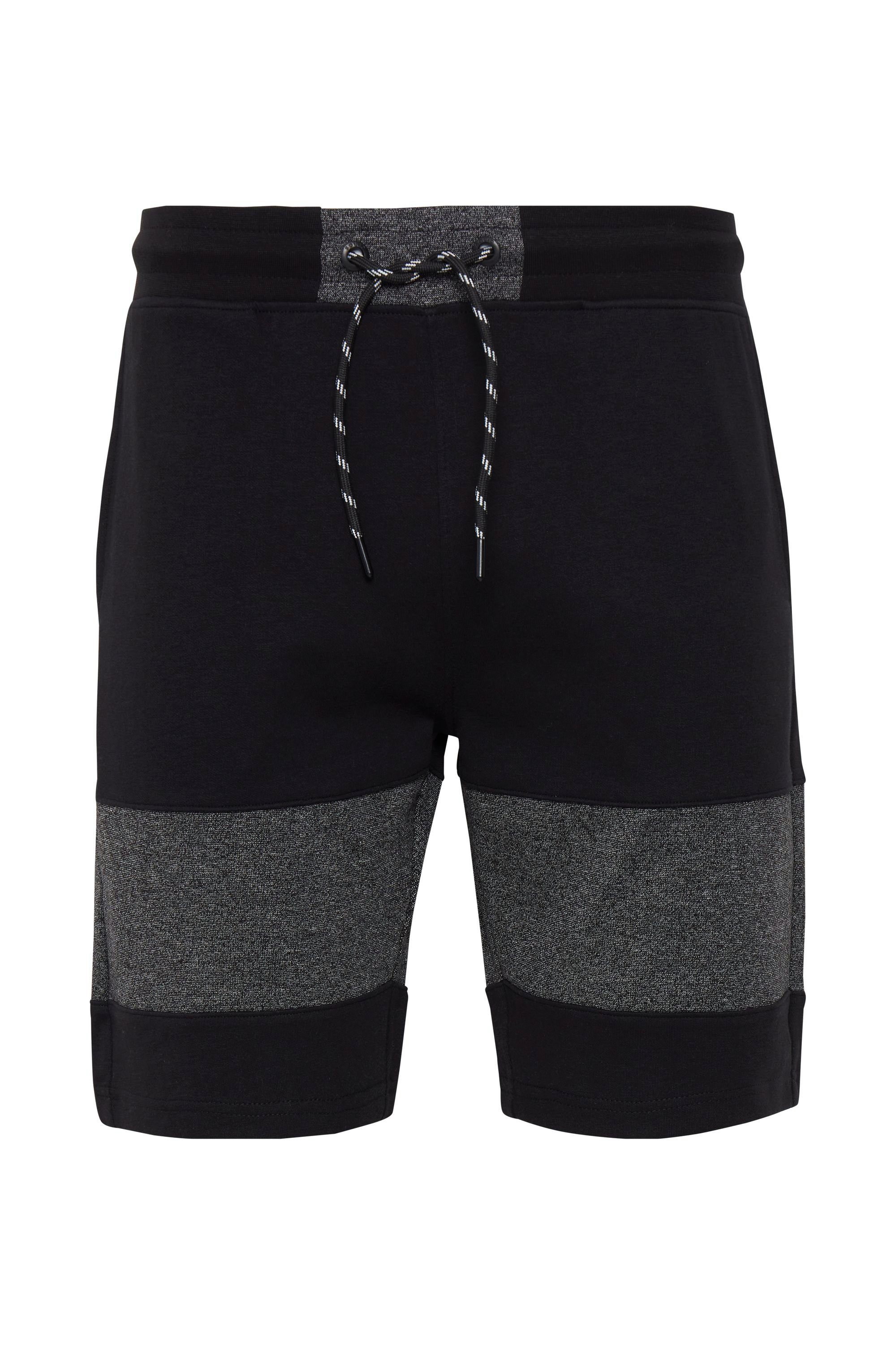 !Solid Sweat Black Sweatshorts Shorts (194007) SDMekir Colorblock
