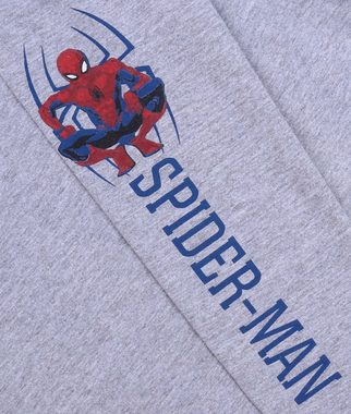 Sarcia.eu Pyjama Grau-blaues Jungenpyjama Spiderman MARVEL 7-8 Jahre