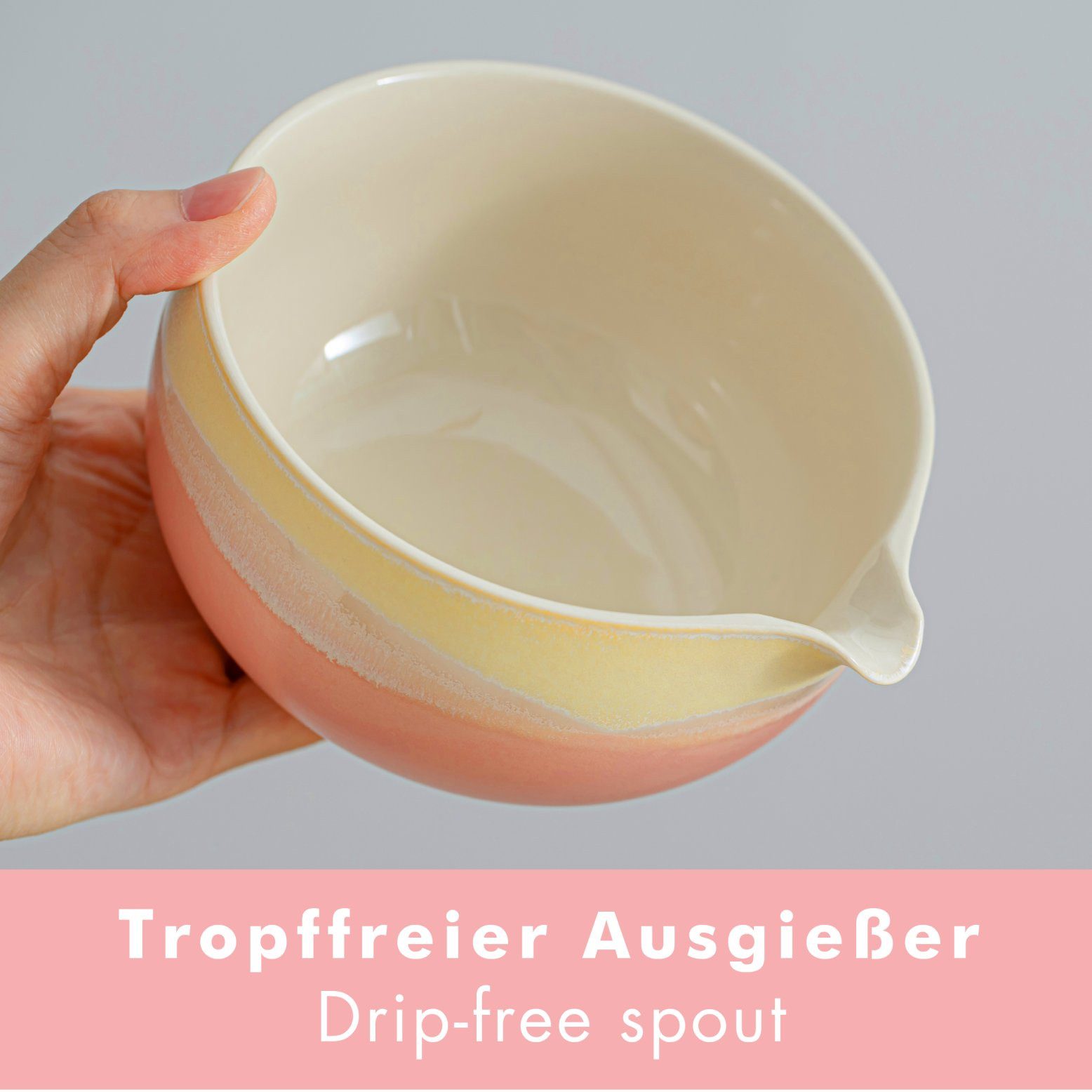 Goodwei Teeservice Matcha-Set "Fuji Pink" (4-tlg), 1 Personen, Keramik, handgearbeitet