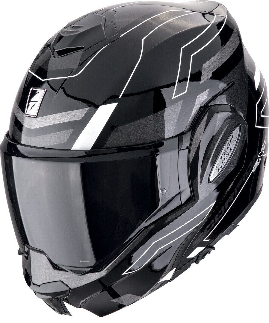 Scorpion Exo Motorradhelm EXO Tech Evo Conquer Helm, Integriertes Sonnenvisier
