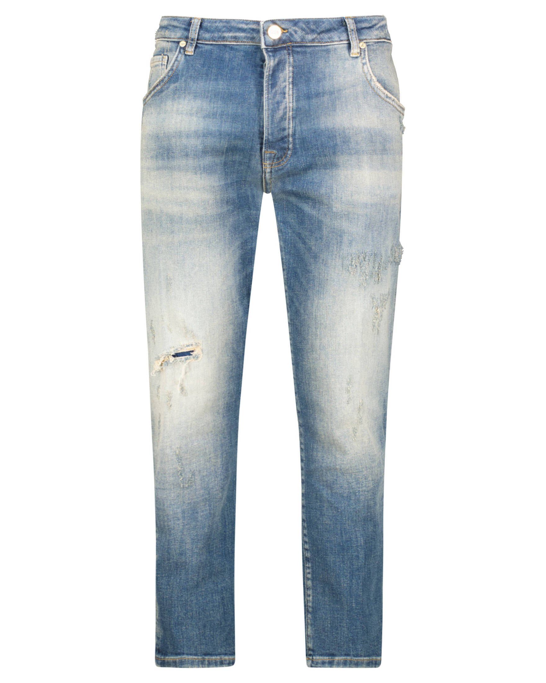 Goldgarn 5-Pocket-Jeans Herren Jeans Fit (1-tlg) Twisted NECKARAU