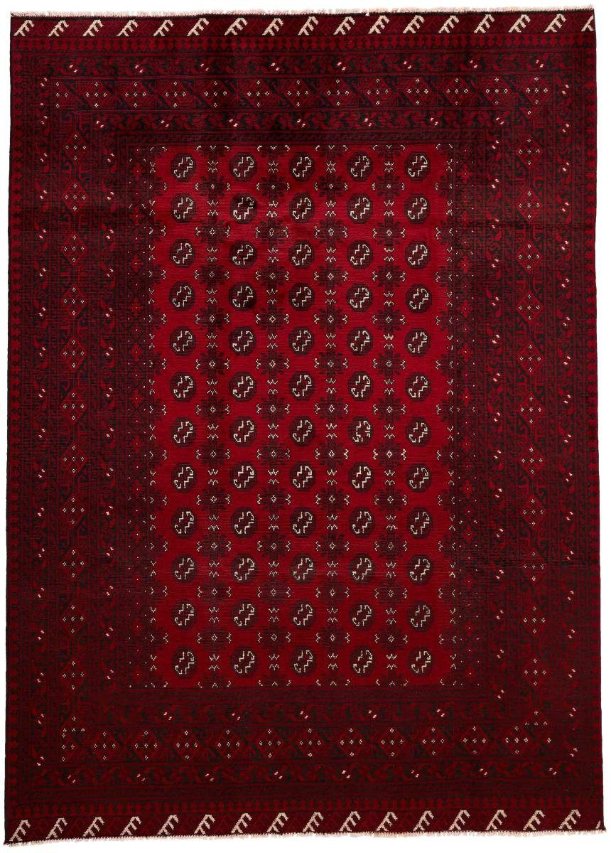 Orientteppich Afghan Akhche 203x283 Handgeknüpfter Orientteppich, Nain Trading, rechteckig, Höhe: 6 mm