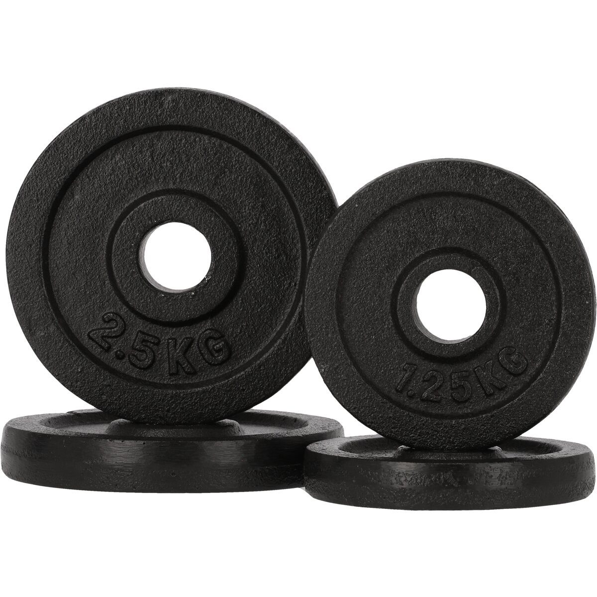 ENDURANCE Kurzhantel Dumbbell Set schwarz/grau 10kg - 1 Stück