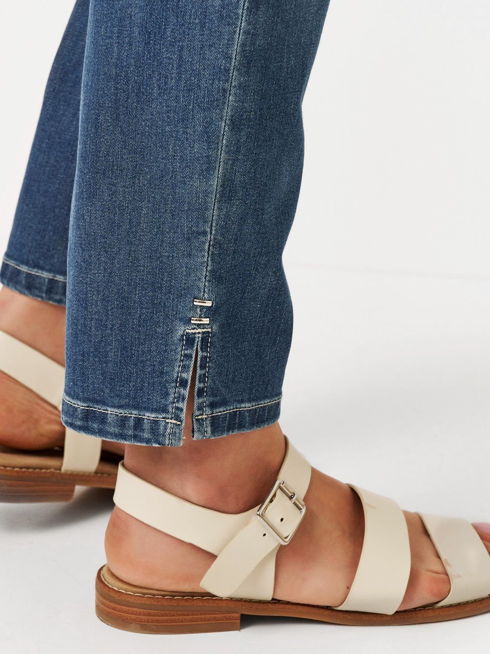 TONI 7/8-Jeans geschlitzt, mit Stretch