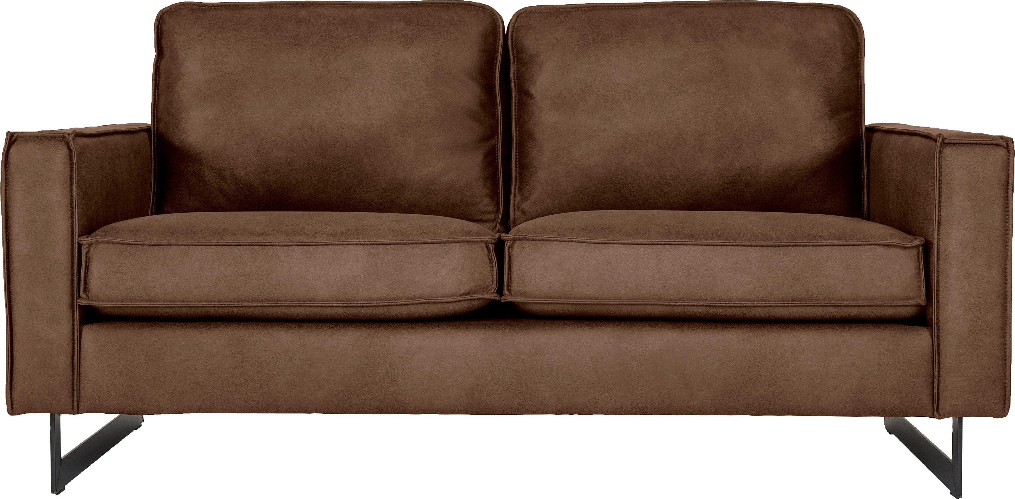 Home affaire 2-Sitzer "Pinto, 166 cm, Cord, Chenille, Lederoptik" mit Keder günstig online kaufen