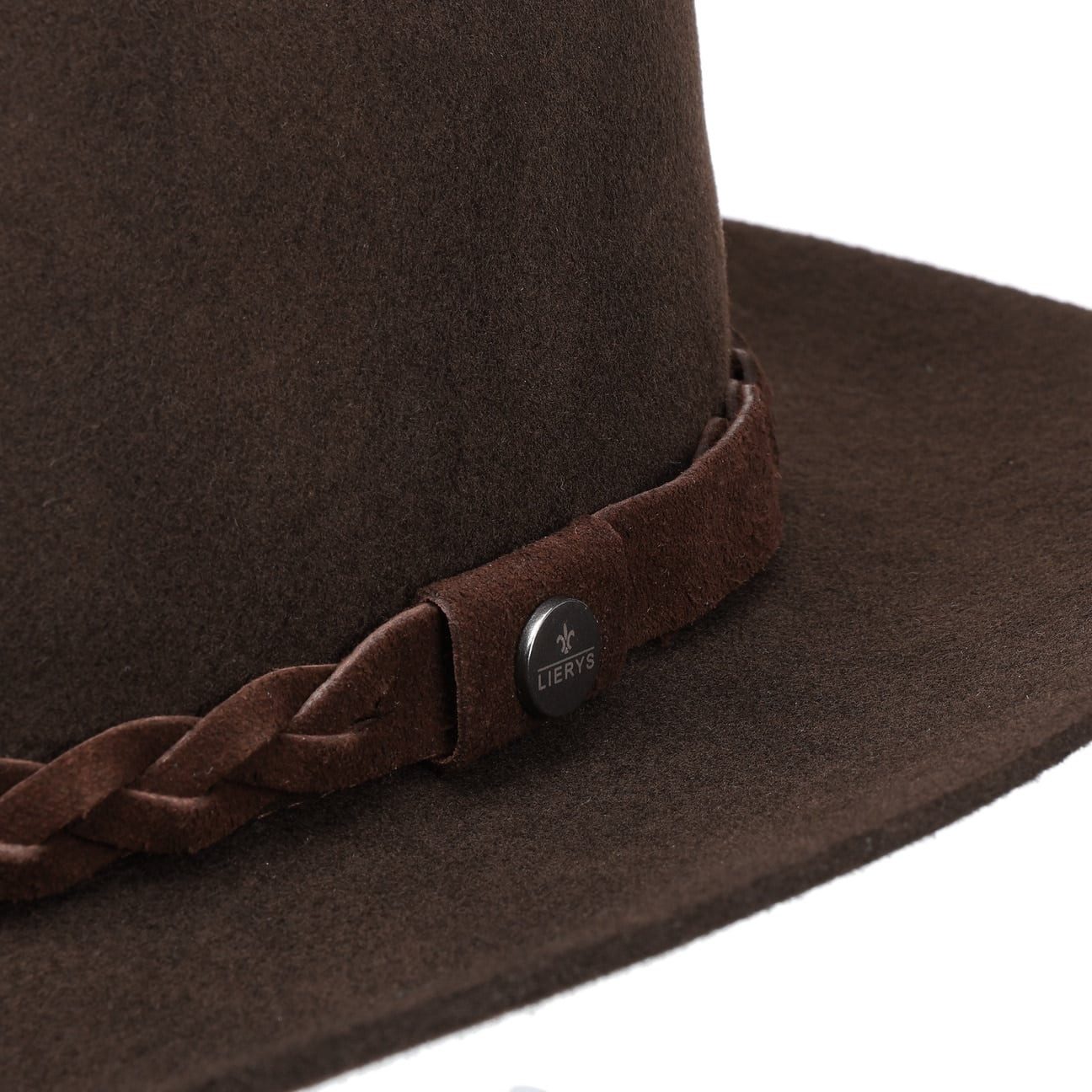 Lierys Cowboyhut (1-St) Wollhut mit Lederband, Made in Italy