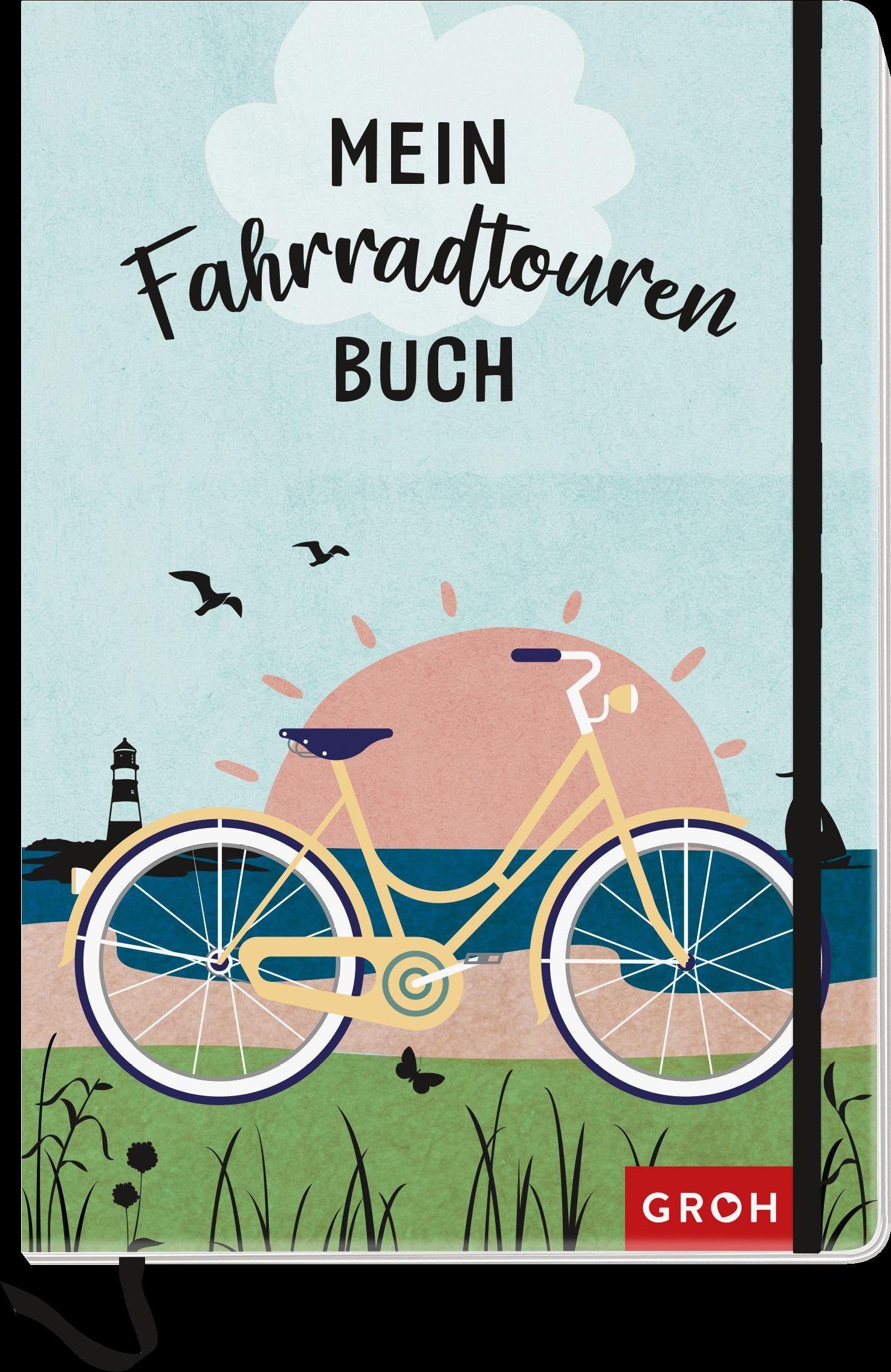 groh Verlag Notizbuch Mein Fahrradtouren-Buch (maritim)