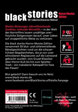 moses Spiel, Kartenspiel Black Stories - Horror Movies Edition