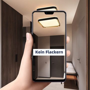 Nettlife LED Deckenleuchte Sternenhimmel Deckenlampe Ø30/Ø40cm Rund Modern, Dimmbar mit Fernbedienung, LED fest integriert, Warmweiß, Neutralweiß bis Kaltweiß, für Wohnzimmer Küche Schlafzimmer Flur Esszimmer, 32W, 30CM