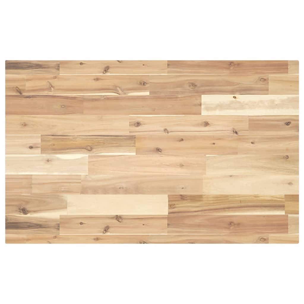 vidaXL Badezimmerspiegelschrank Waschtischplatte Unbehandelt 140x50x4 cm Massivholz (1-St)