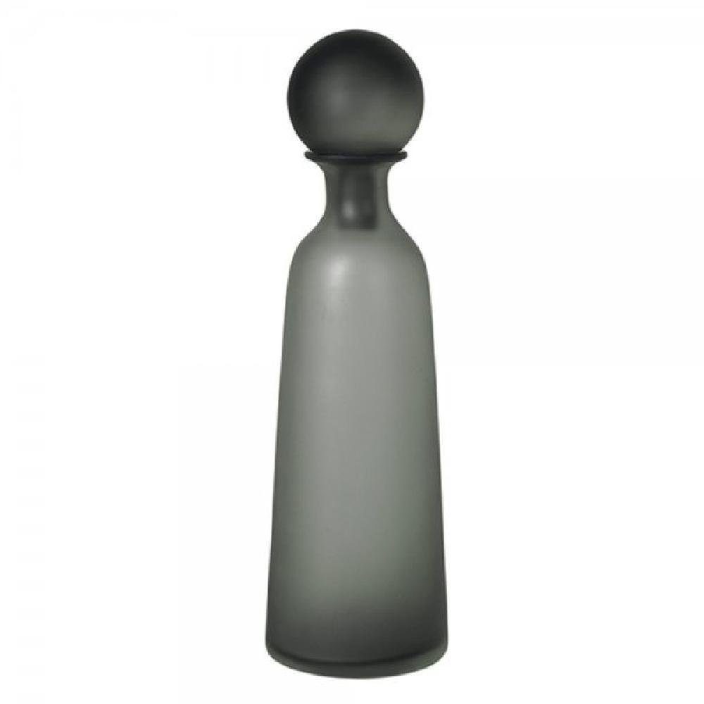 Broste Copenhagen Dekovase Vase (12x41,5 Grey Glas cm) Bottle