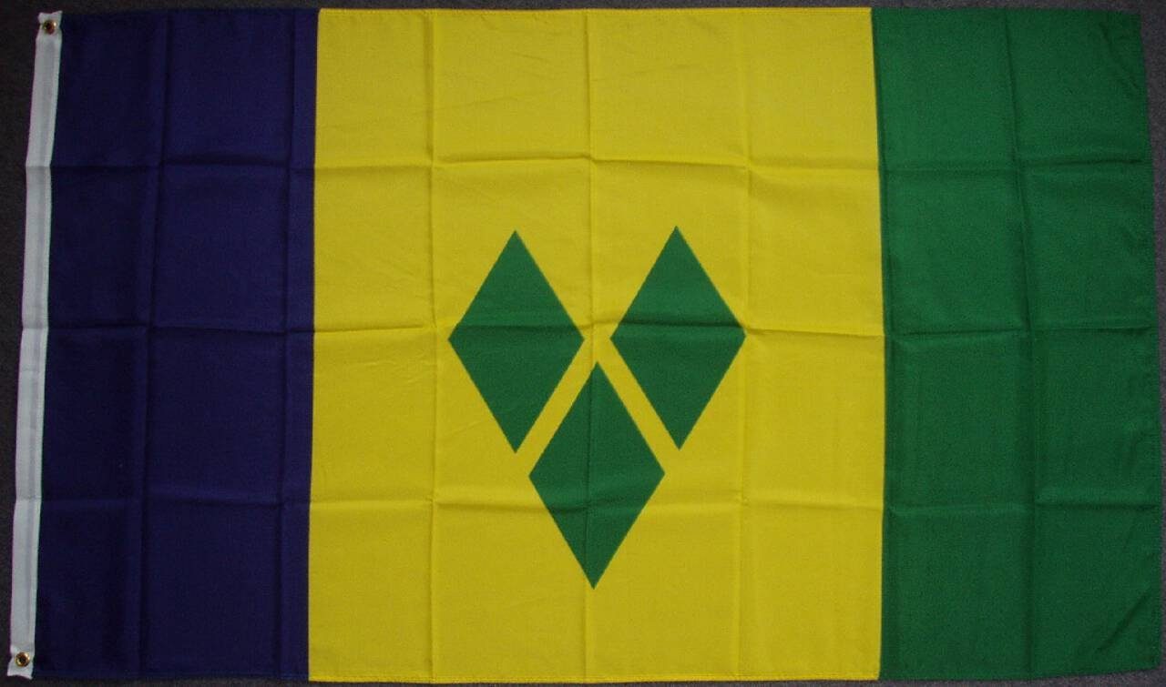 flaggenmeer Flagge und die Grenadinen St. Vincent g/m² 80