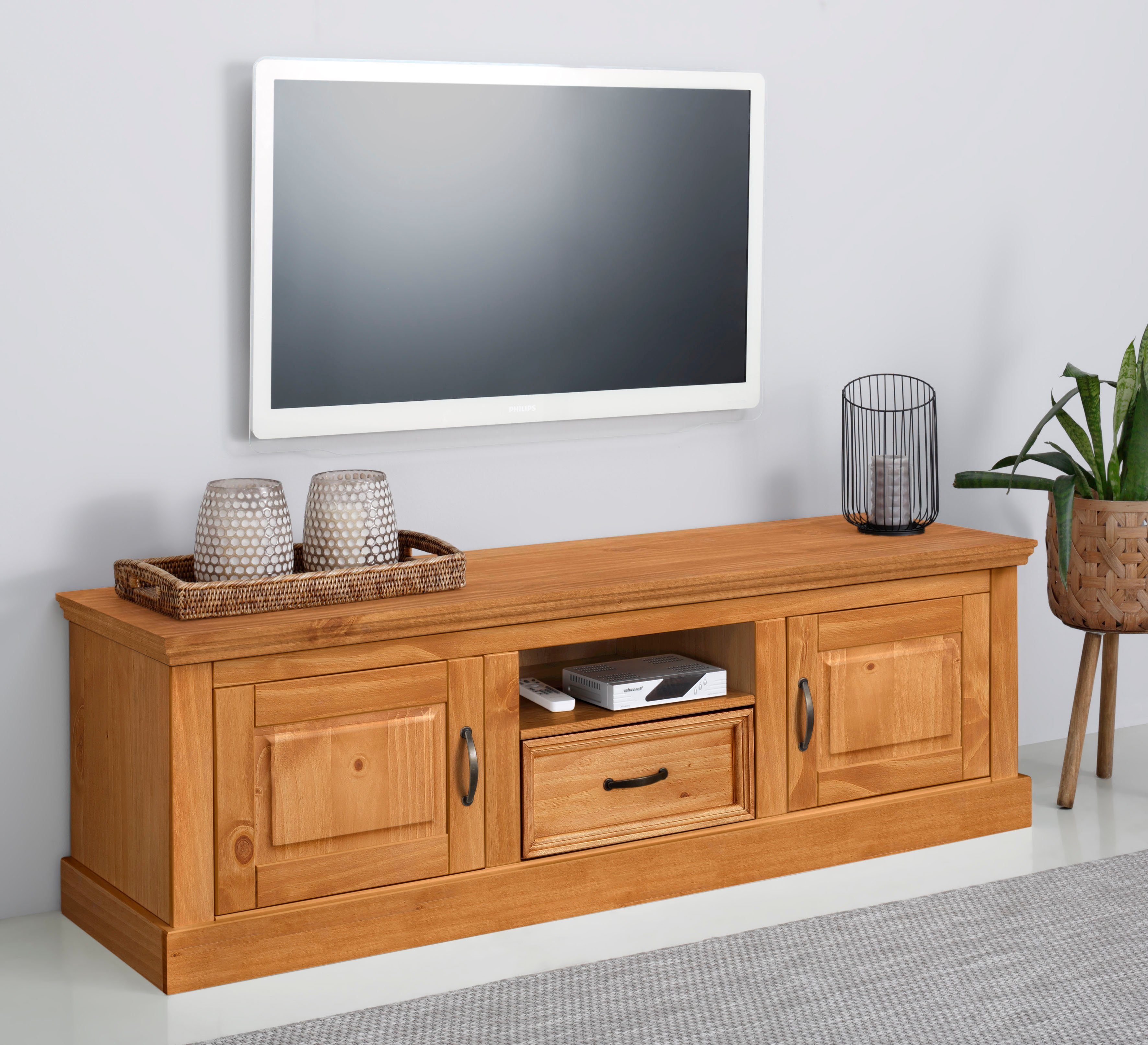OTTO home Lowboard Selma, TV-Kommode, Breite 160 cm, 1 Schubkasten, 2 Türen
