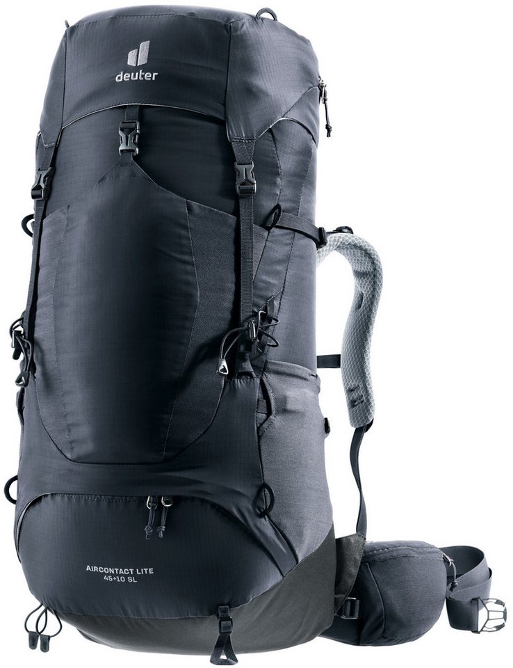 deuter Trekkingrucksack Aircontact Lite 45 + 10 SL, mit 55 Litern Volumen, aus Polyamid und Polyester