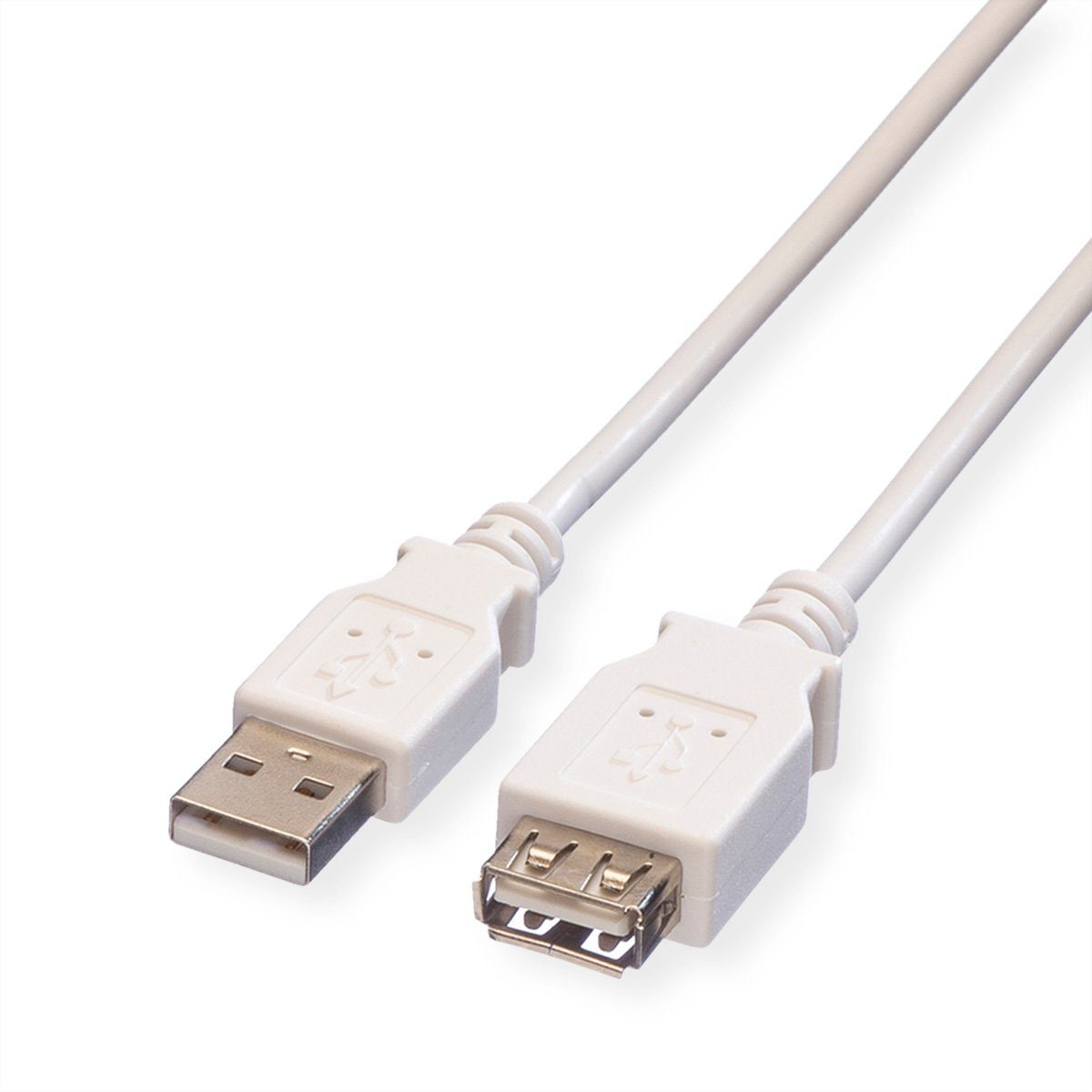 VALUE USB 2.0 Verlängerungskabel USB-Kabel, USB 2.0 Typ A Männlich (Stecker), USB 2.0 Typ A Weiblich (Buchse) (80.0 cm), Typ A-A, ST/BU