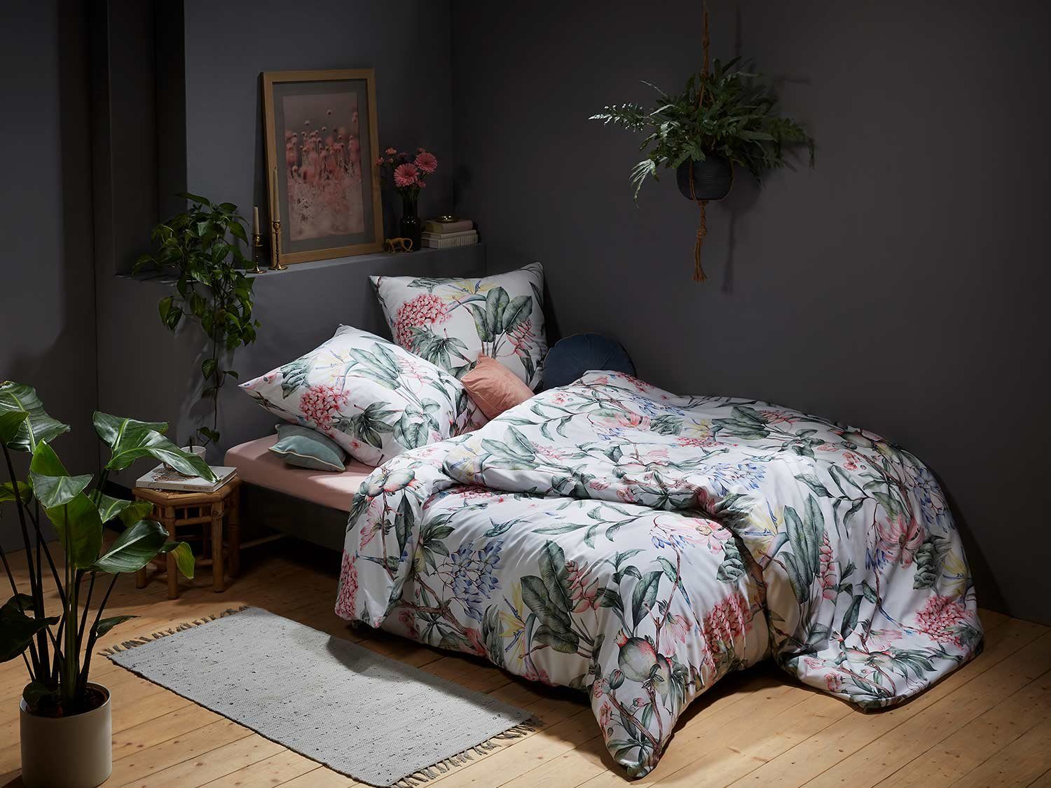 BETTWAESCHE-MIT-STIL Bettwäsche Mako Satin Bettwäsche Pastell günstig online kaufen