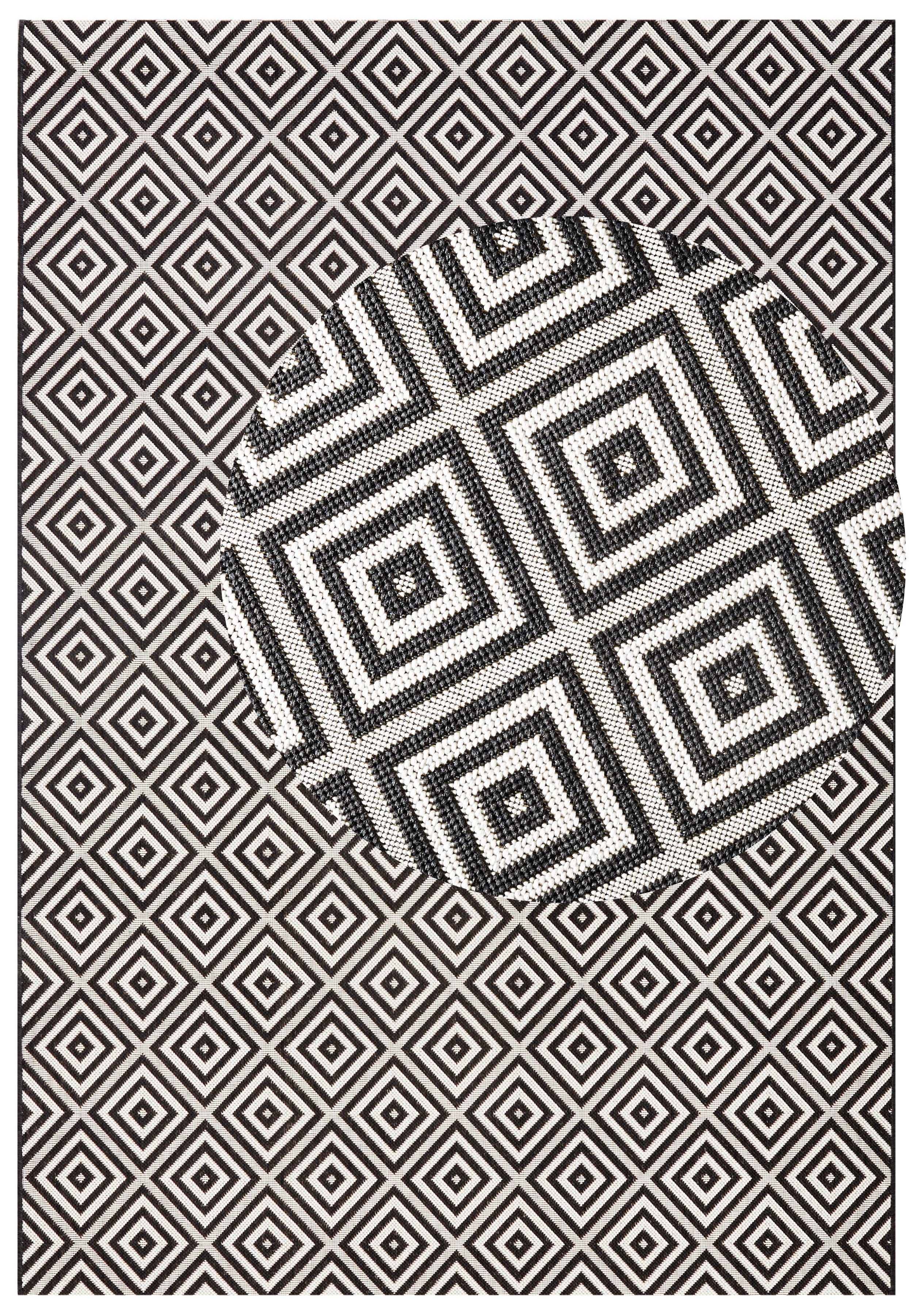 HANSE Home Teppich Karo, rechteckig, Höhe: 8 mm, In- & Outdoor, Läufer, Wet günstig online kaufen