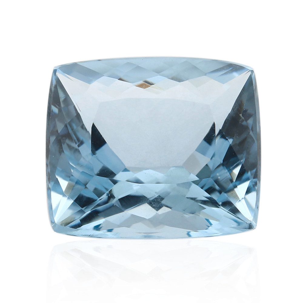 Cavill Edelstein Cavill Aquamarin 11,84 ct Ring Sterlingsilber antik Hellblau, (1-St)