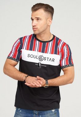 SOULSTAR T-Shirt MARSEILLE im Colour-Block-Style