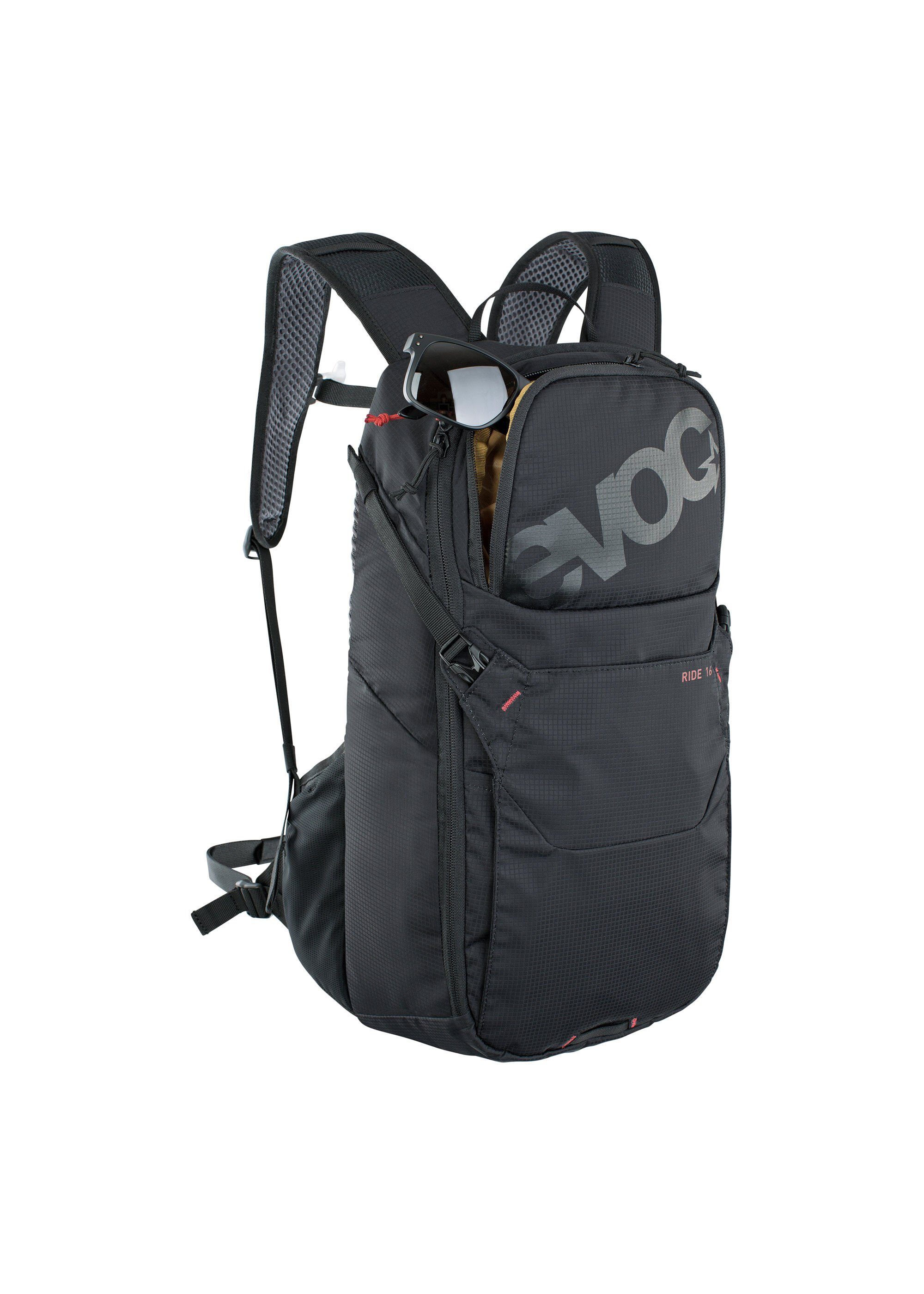 EVOC Cityrucksack RIDE 16 (Kein Set, 1-tlg), mit Helmhalterung